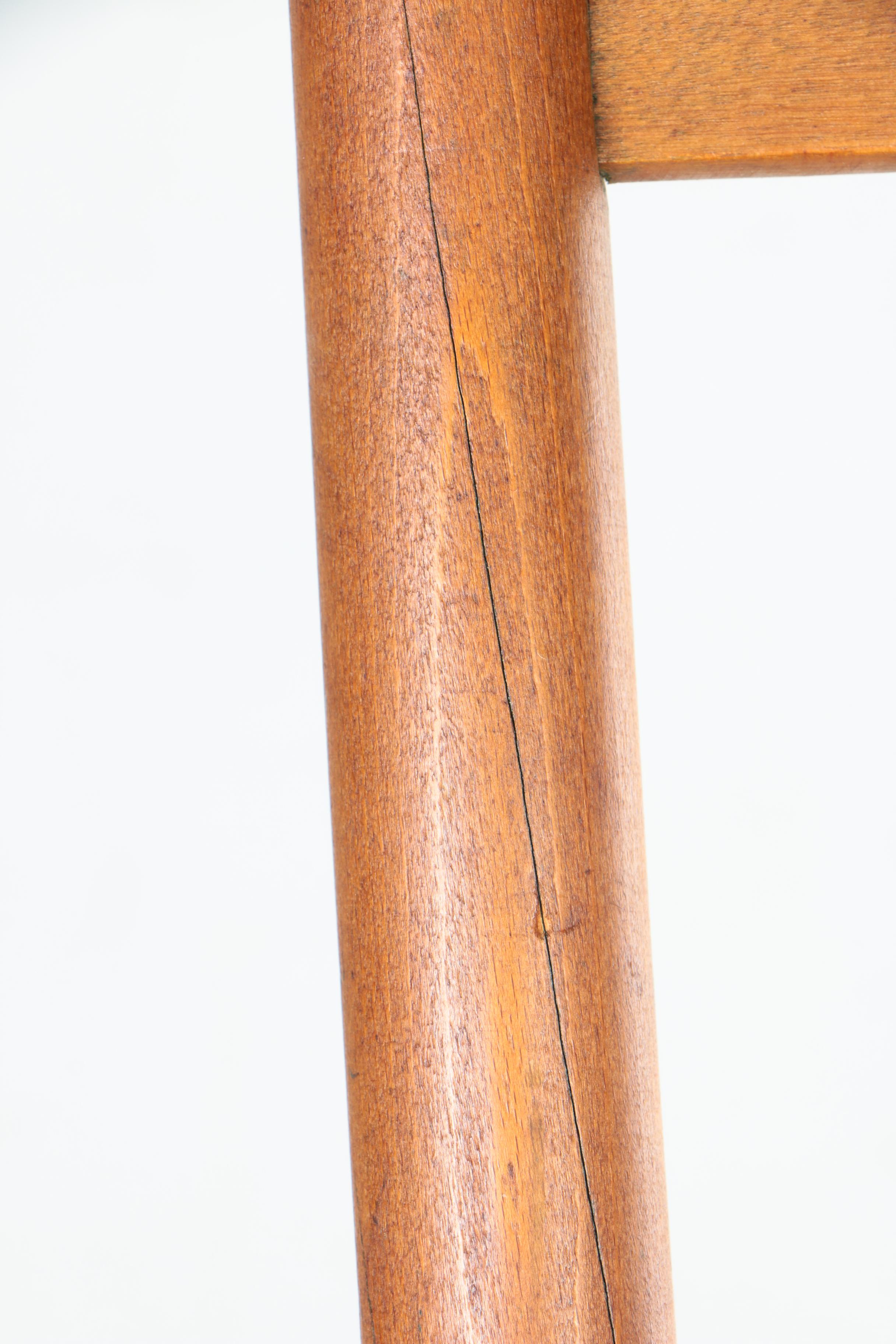 Wooden Rocking Chair with Woven Seat