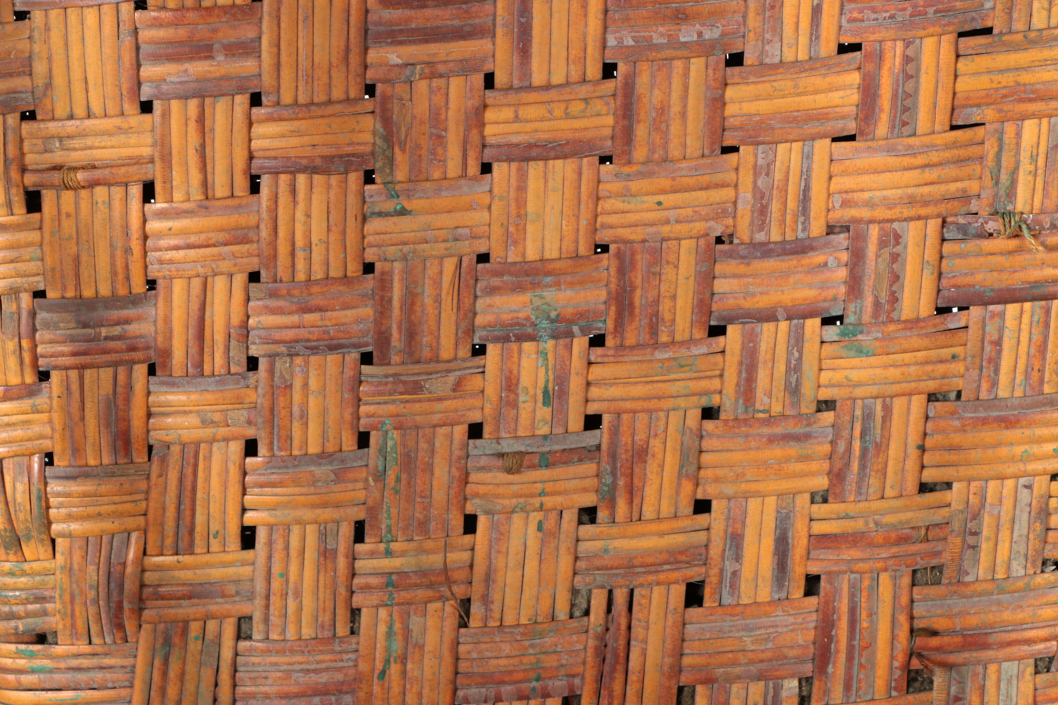 Wooden Rocking Chair with Woven Seat