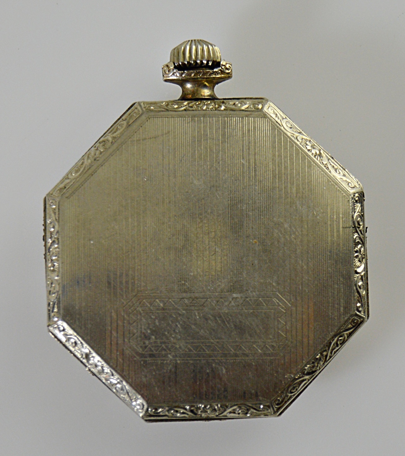 Vintage Supreme Octagonal Open Face Pocket Watch