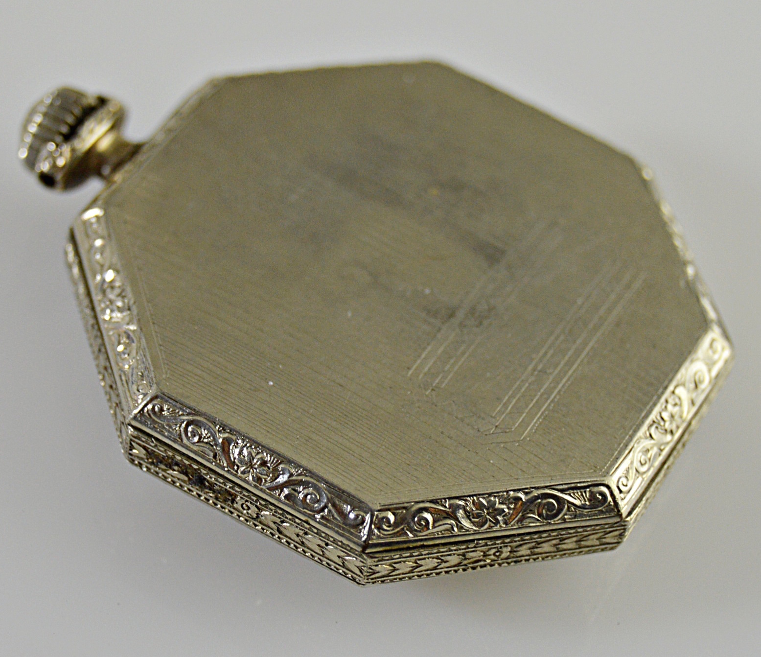 Vintage Supreme Octagonal Open Face Pocket Watch