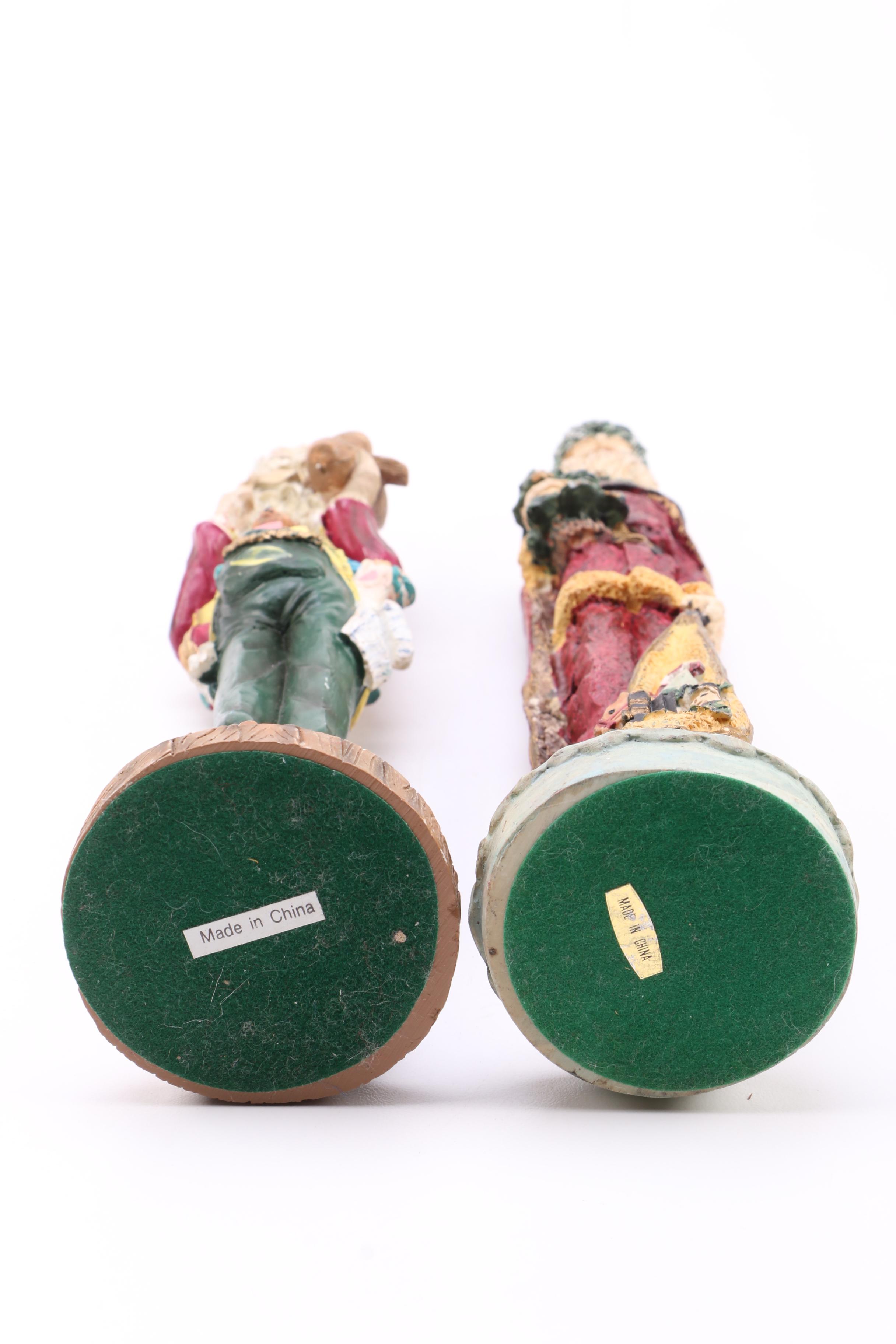 Holiday Figurines Including Santa