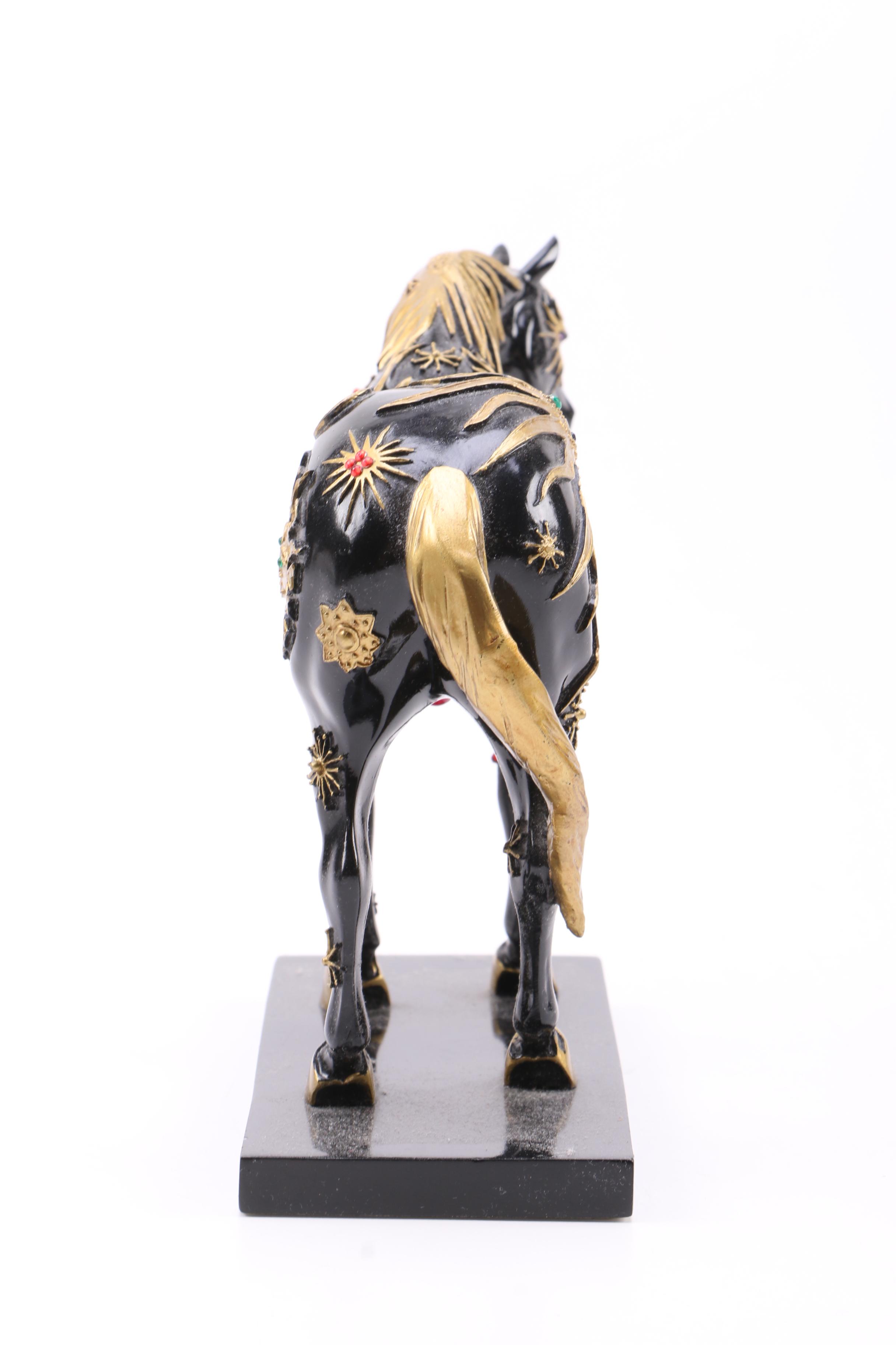 "Sky of Enchantment" Porcelain Horse Figurine From The Trail of Painted Ponies