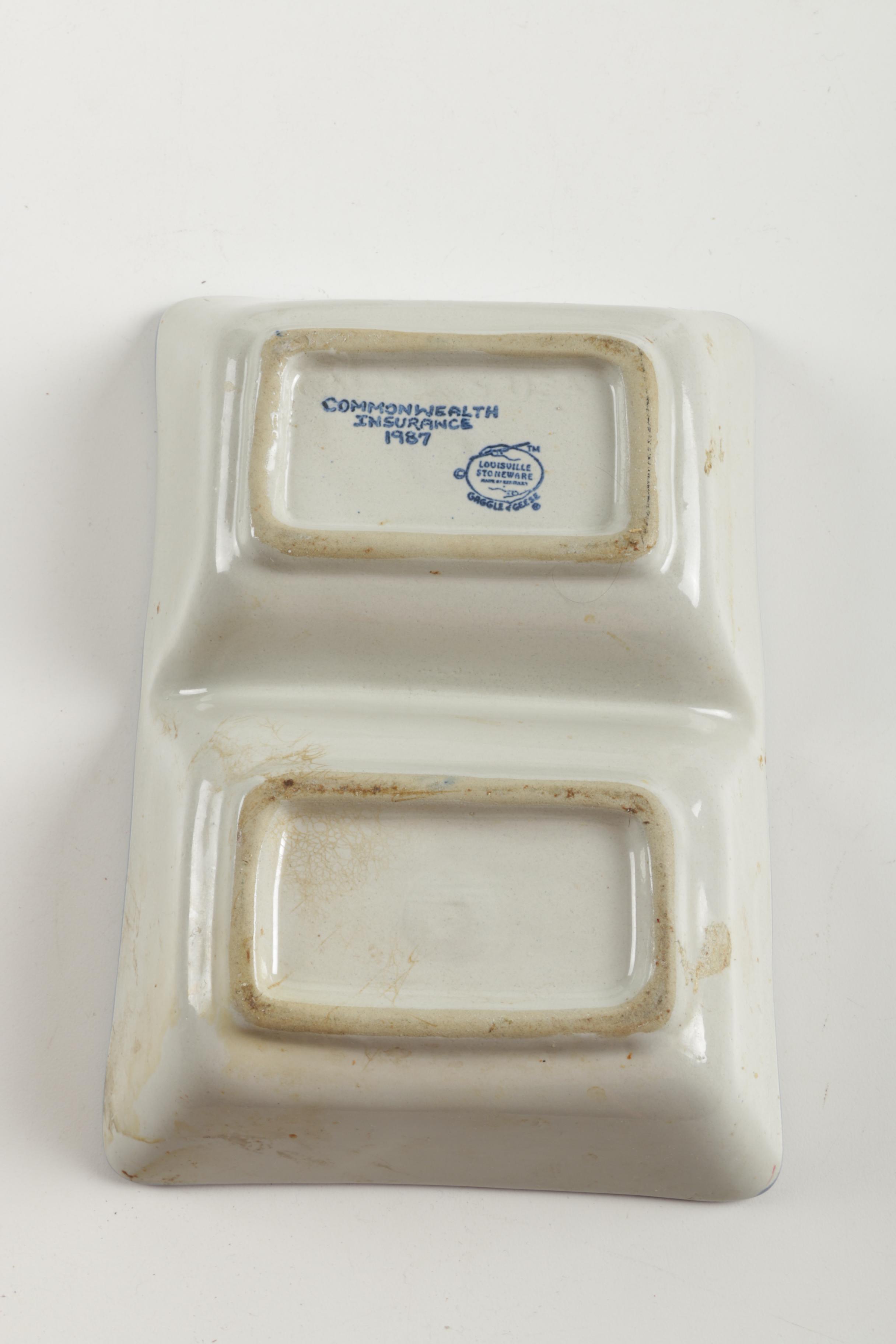 Five Pieces of Louisville Stoneware Pottery