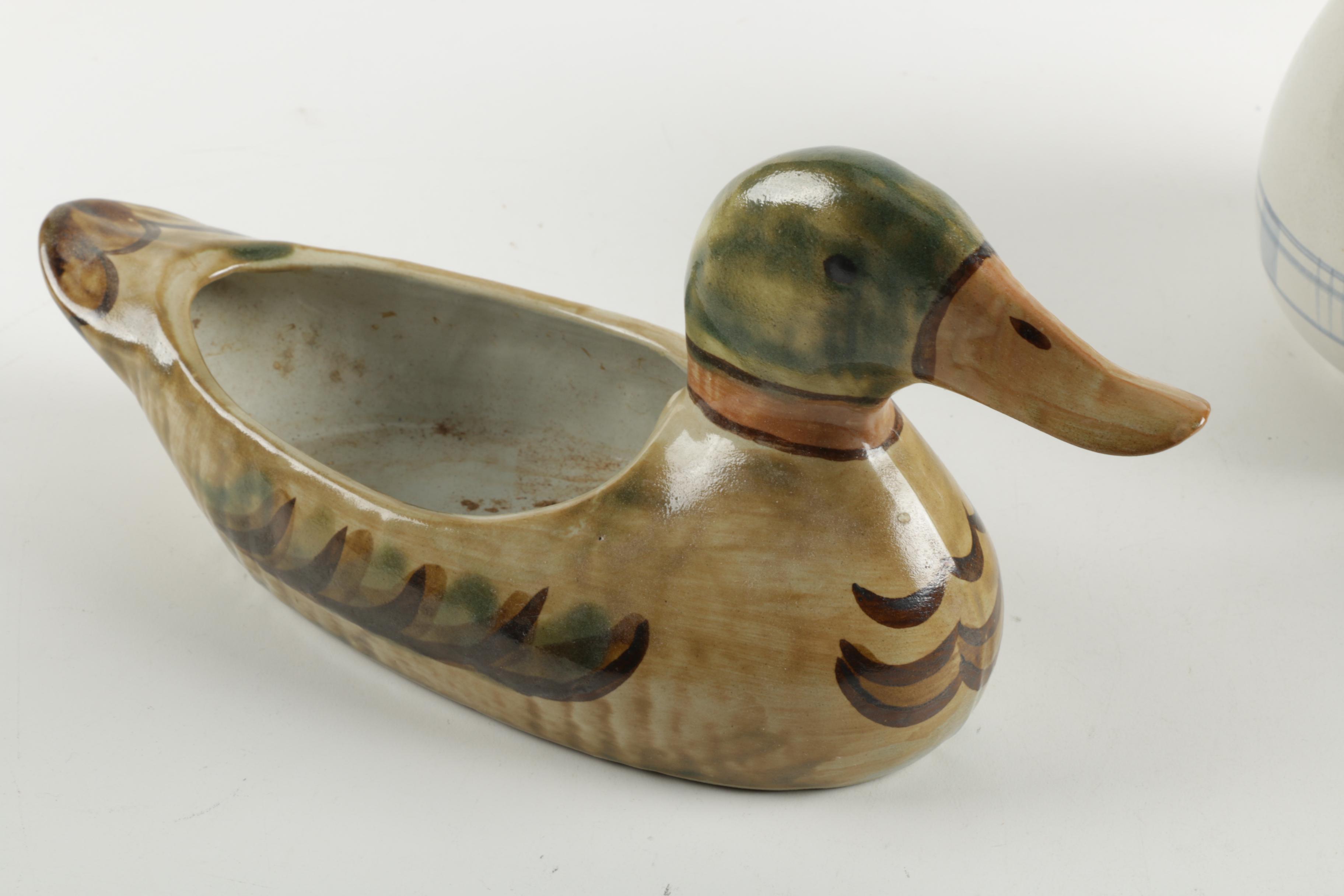 Five Pieces of Louisville Stoneware Pottery