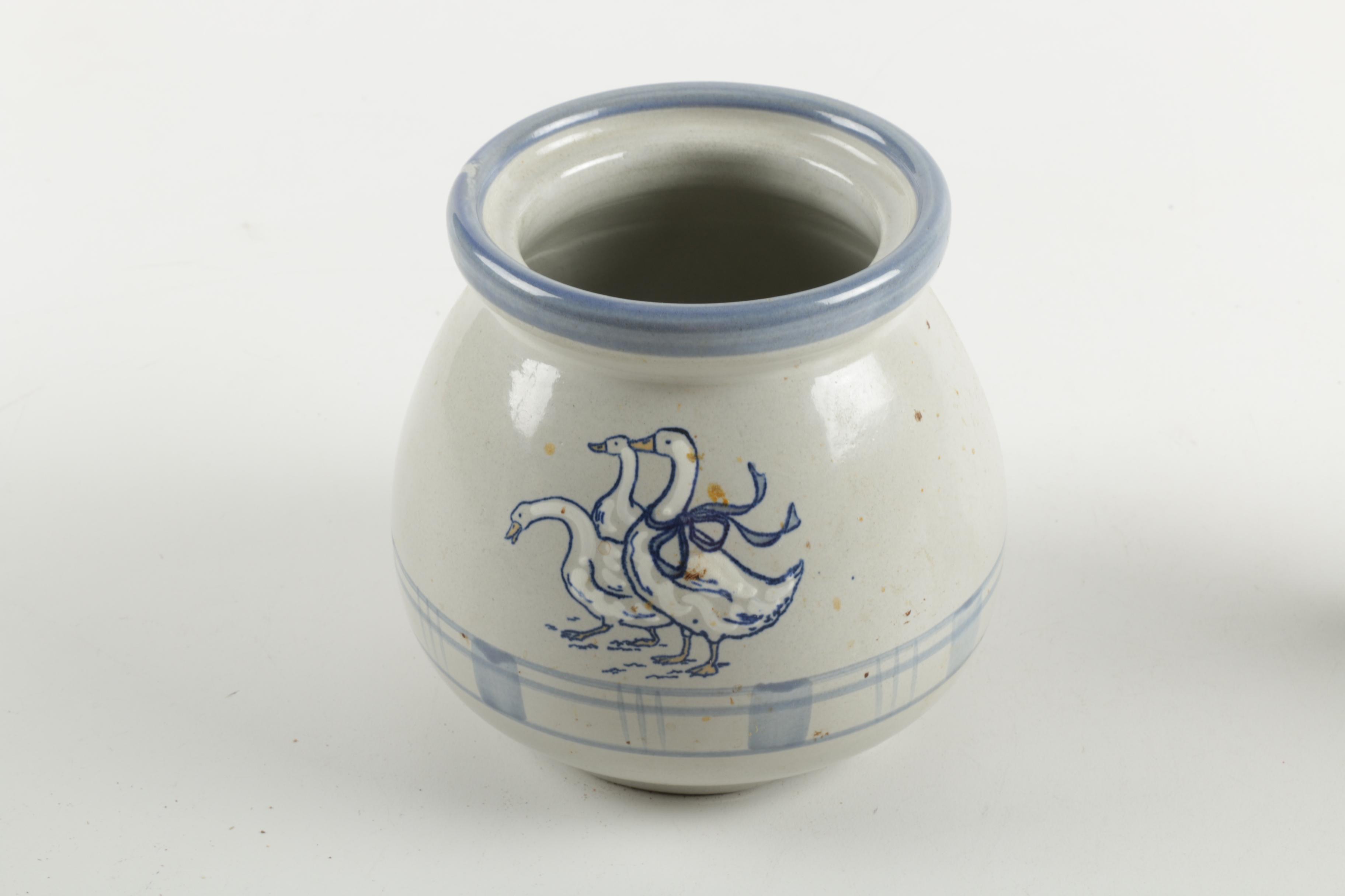 Five Pieces of Louisville Stoneware Pottery