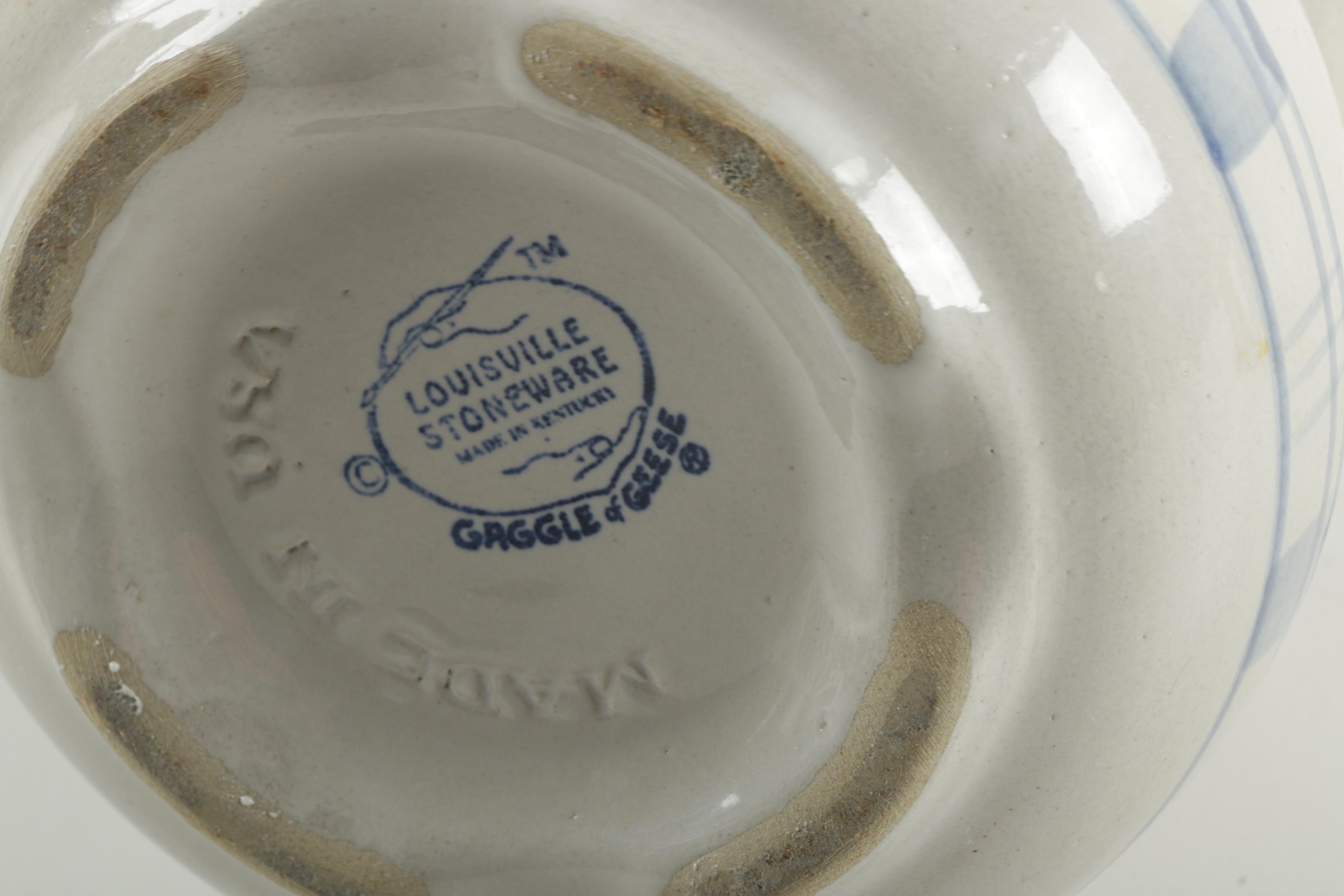 Five Pieces of Louisville Stoneware Pottery