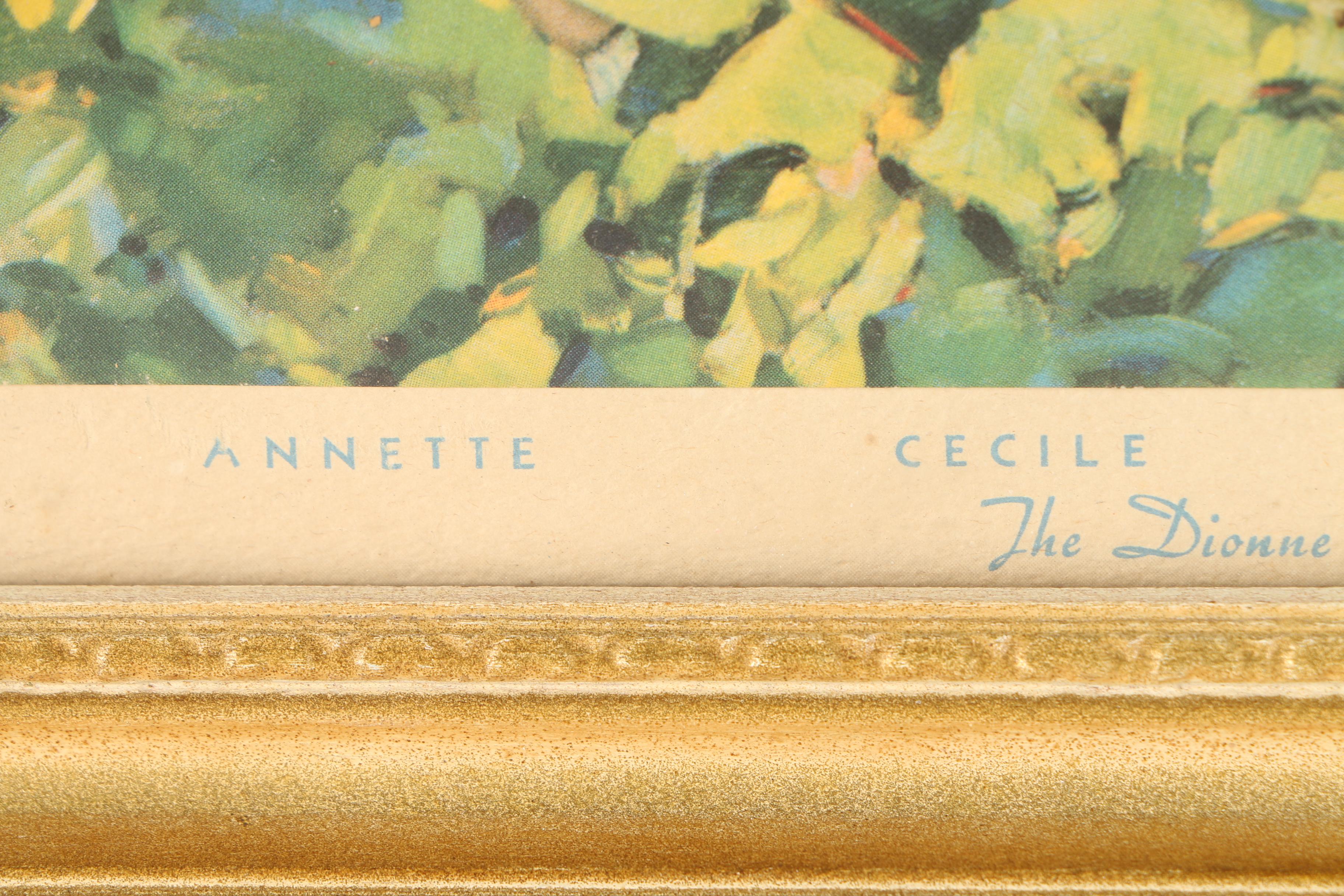 Offset Lithograph After Andrew Loomis' "The Dionne Quintuplets 'Maytime'"