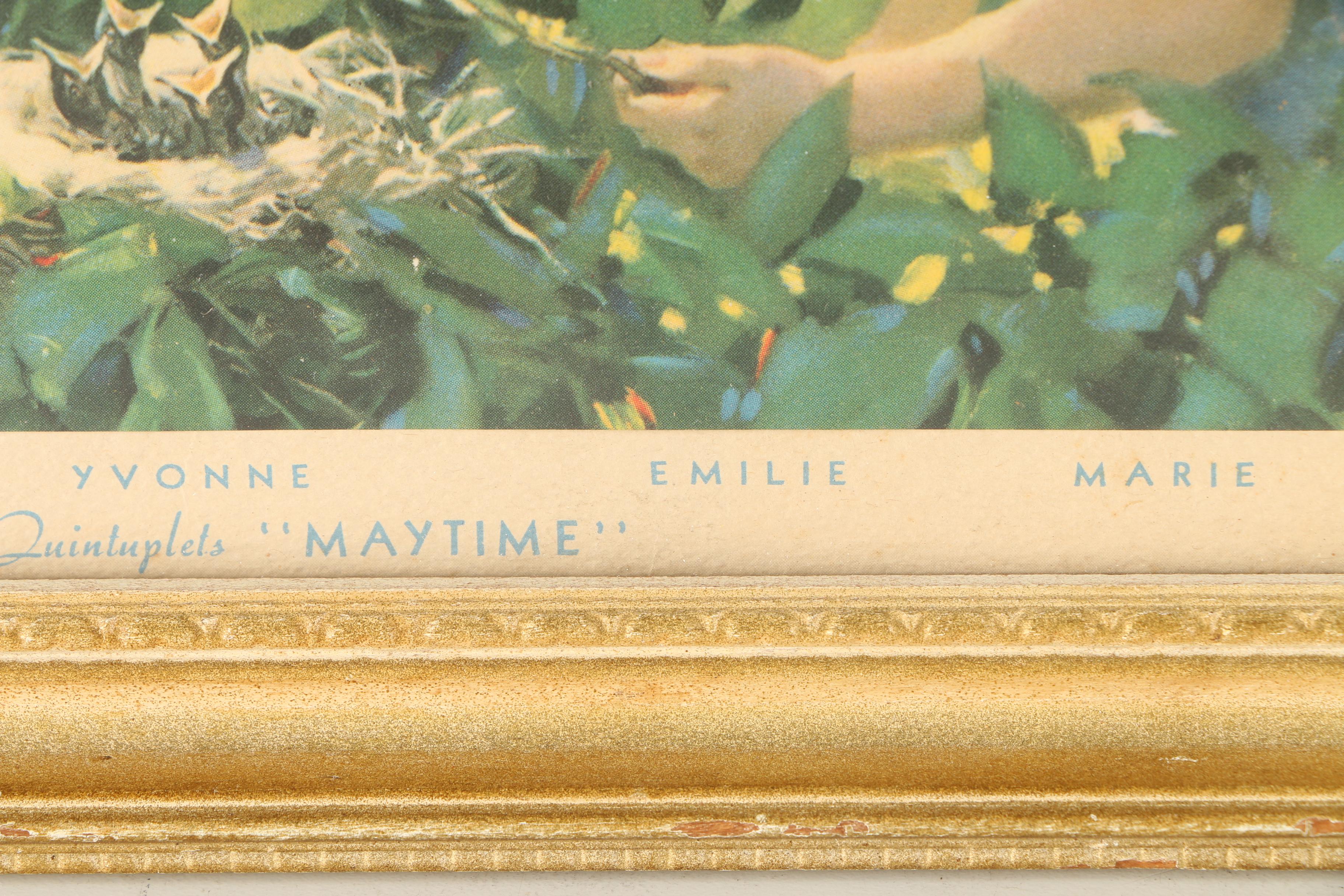 Offset Lithograph After Andrew Loomis' "The Dionne Quintuplets 'Maytime'"