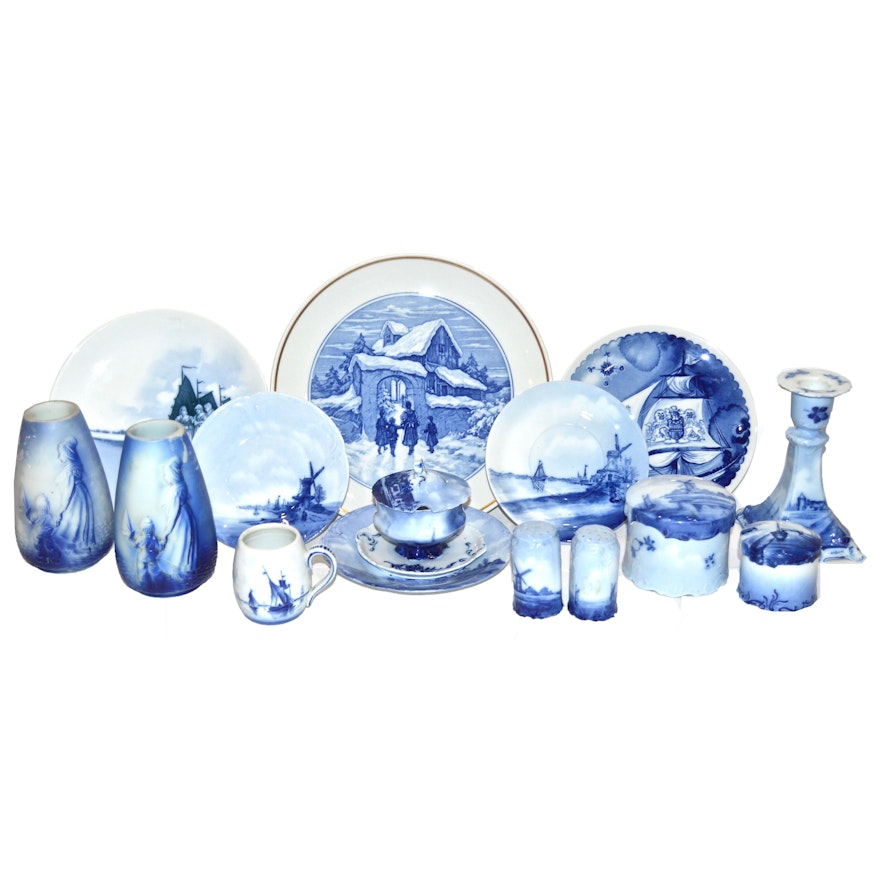 Rosenthal Delft and Meissen Blue and White Porcelain Collection