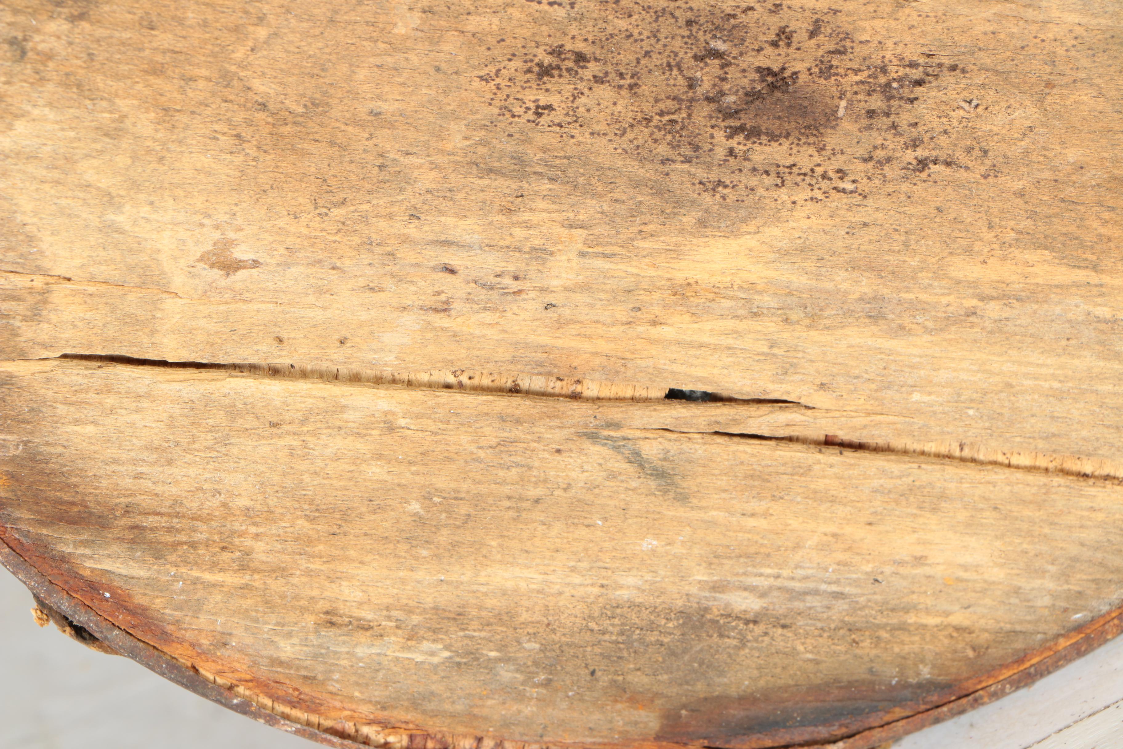 Wooden Water Container with Metal Bowl