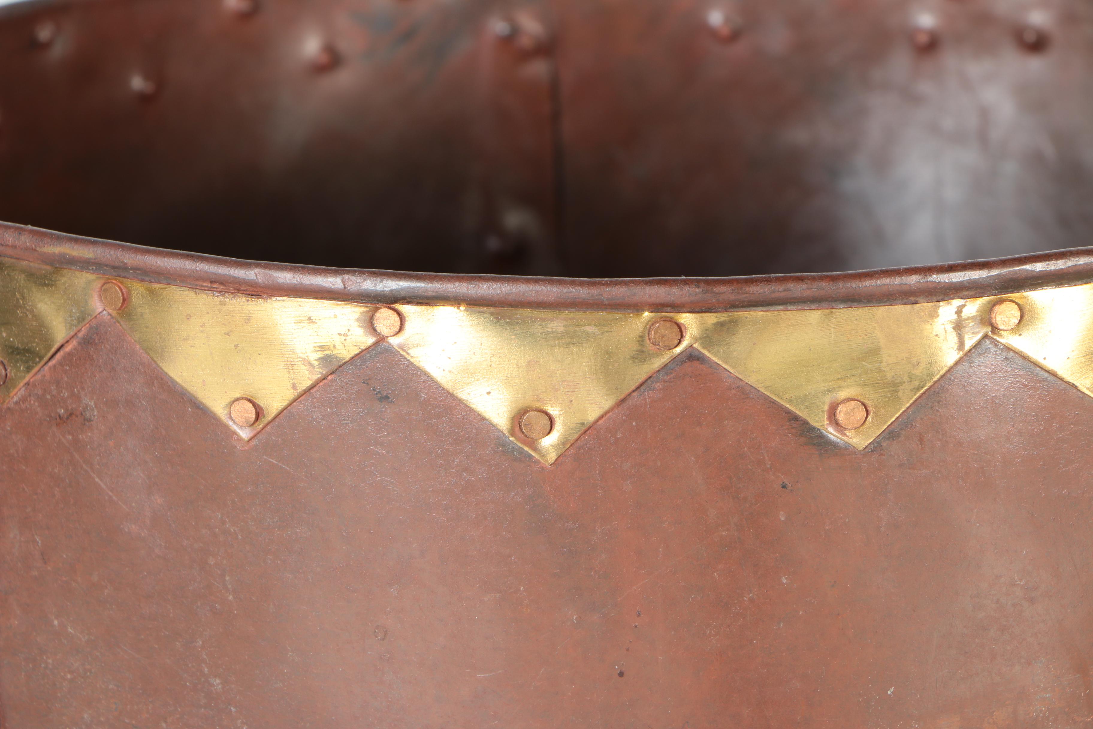 Wooden Water Container with Metal Bowl