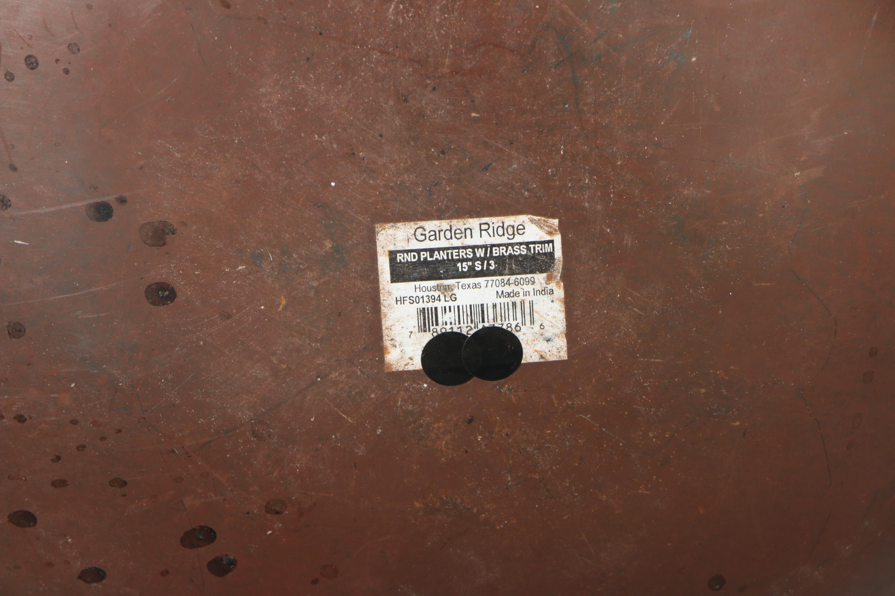 Wooden Water Container with Metal Bowl