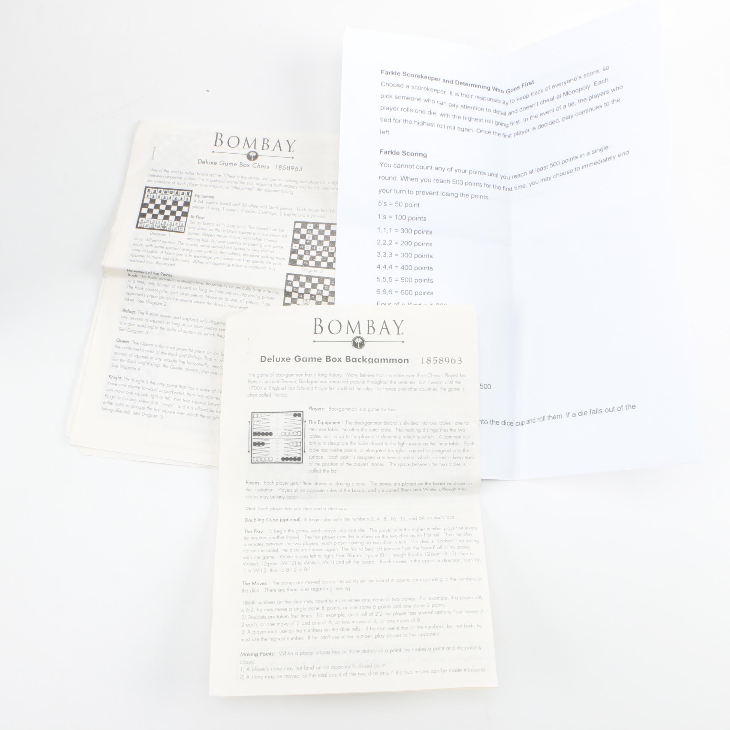 Multi-Game Board by The Bombay Company