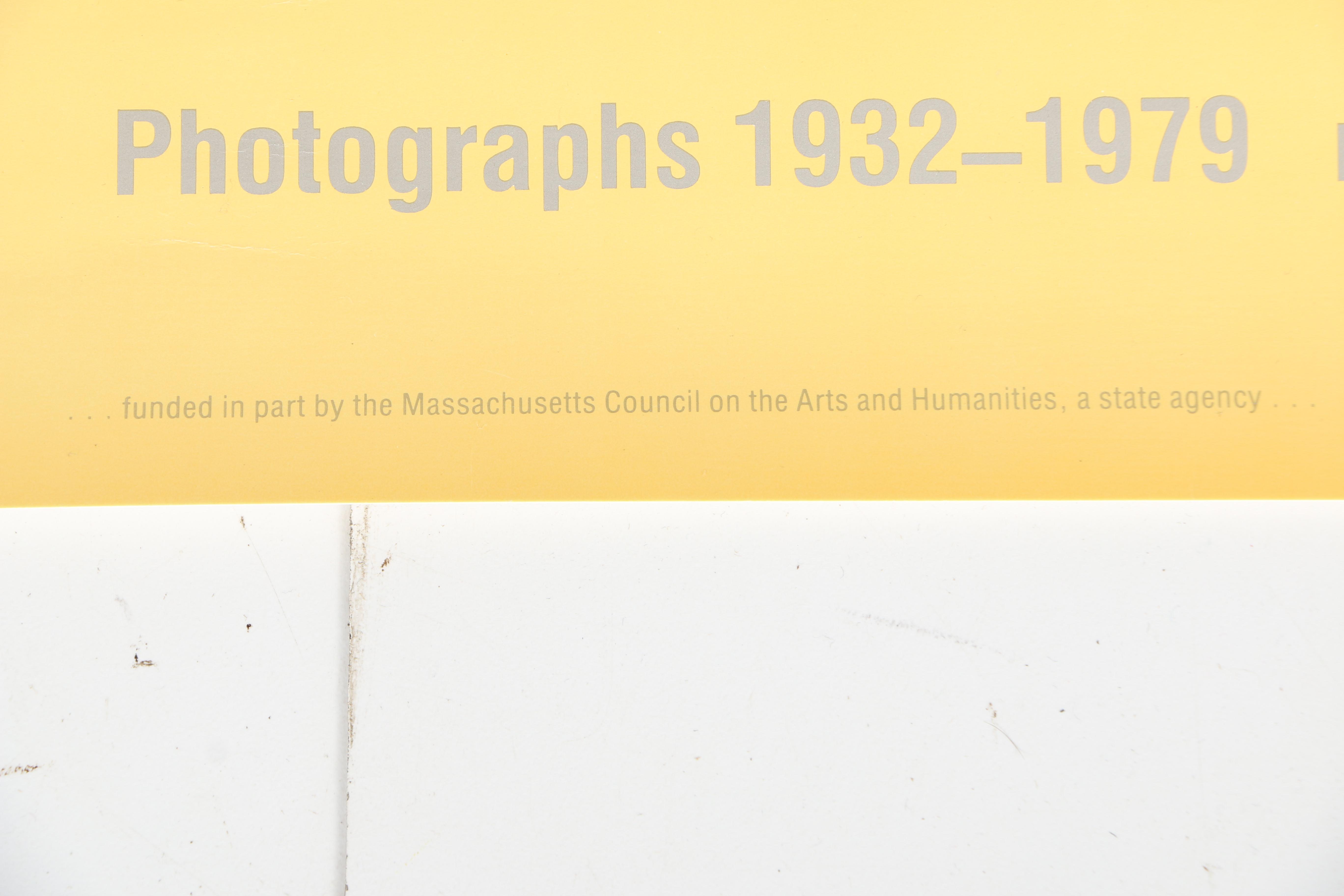 Signed Harry Callahan and Aaron Siskind RISD Exhibition Posters