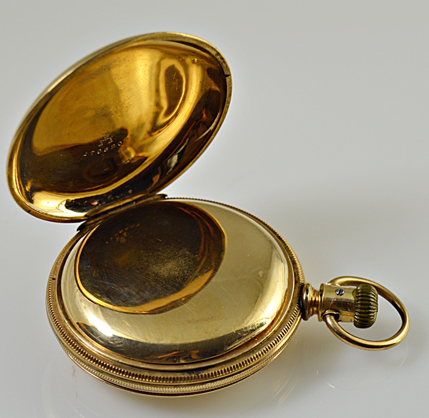 Vintage Elgin Engraved Gold-Filled Pocket Watch