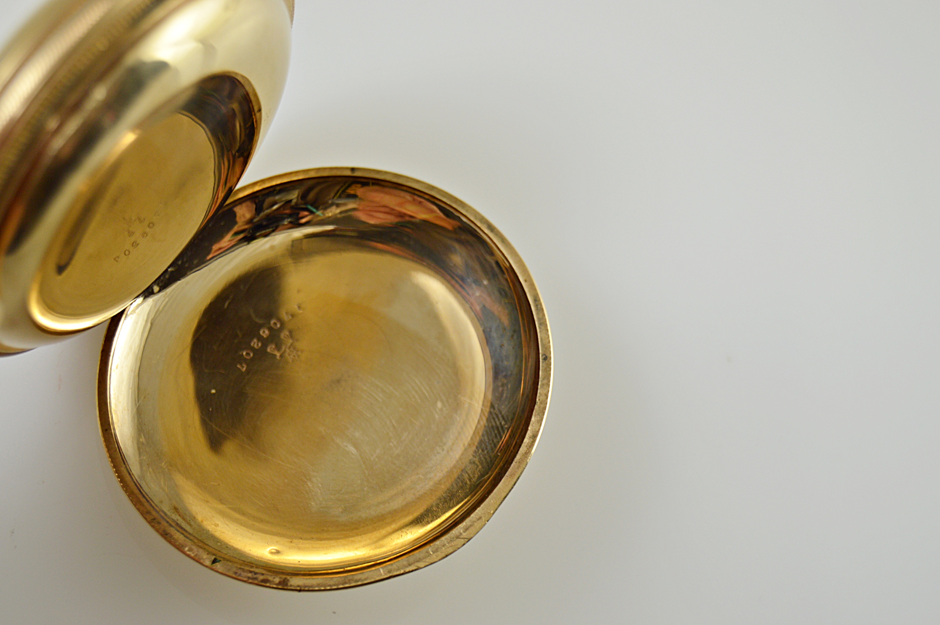 Vintage Elgin Engraved Gold-Filled Pocket Watch