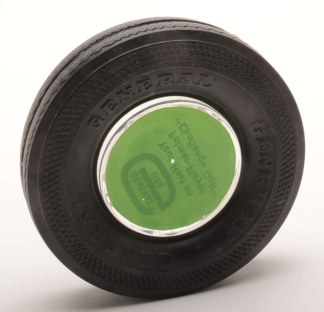 Pair "General Tire" Advertising  Ashtrays