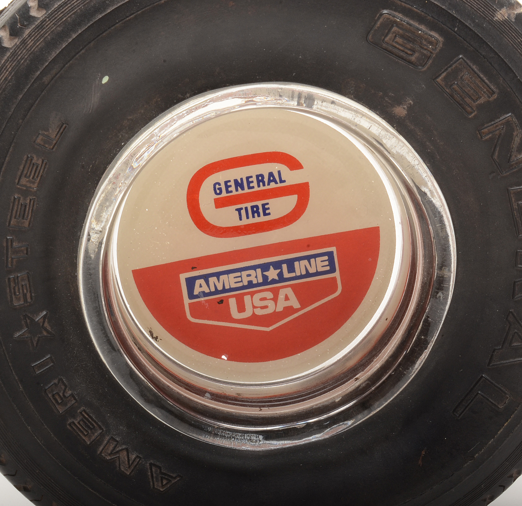 General Tire and Ameri*Steel Advertising Tire Ashtrays