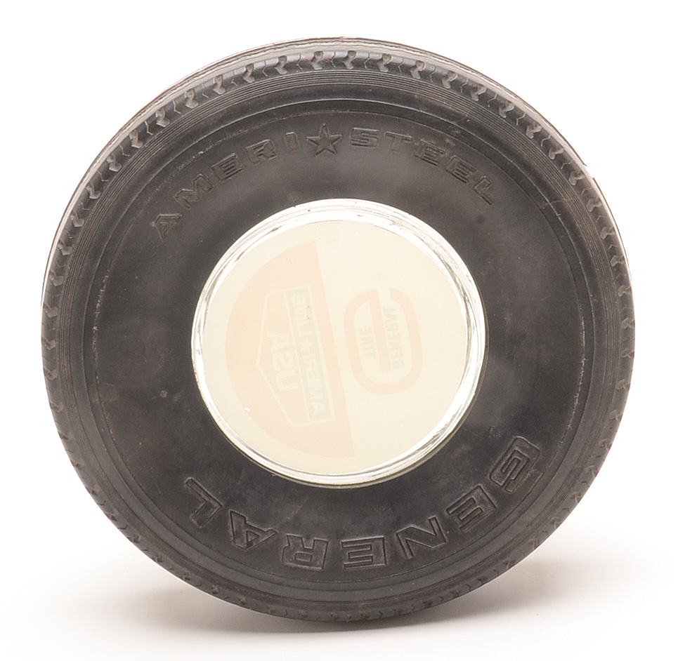General Tire and Ameri*Steel Advertising Tire Ashtrays