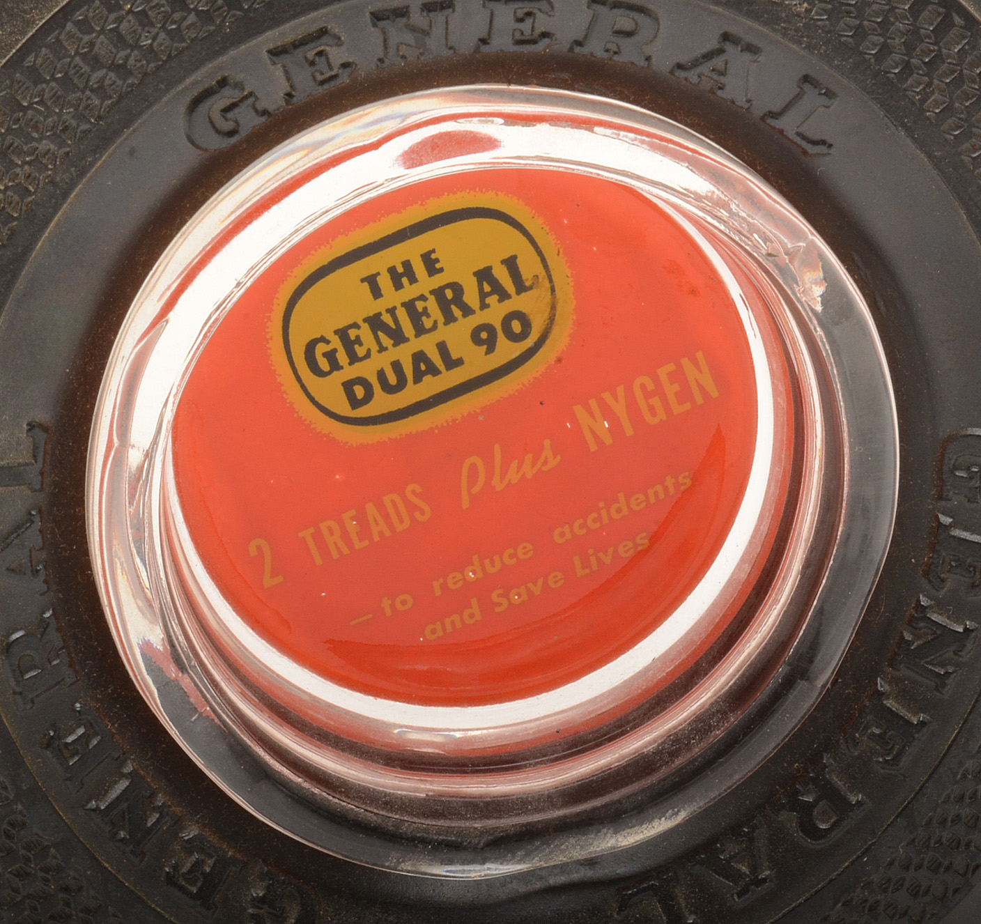 General Tire and Ameri*Steel Advertising Tire Ashtrays