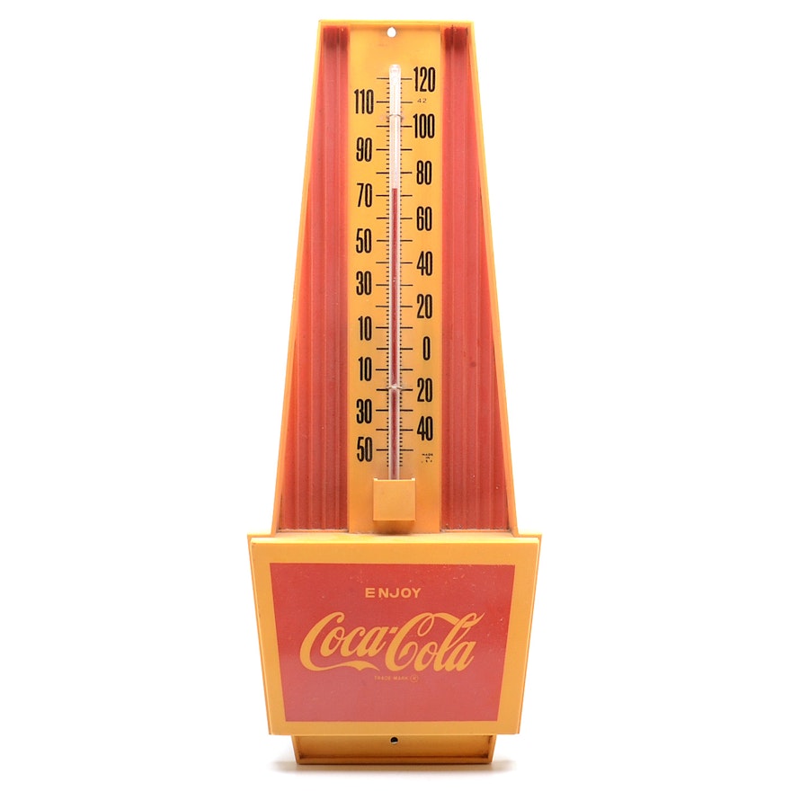 1970s-1980s "Enjoy Coca-Cola" Thermometer