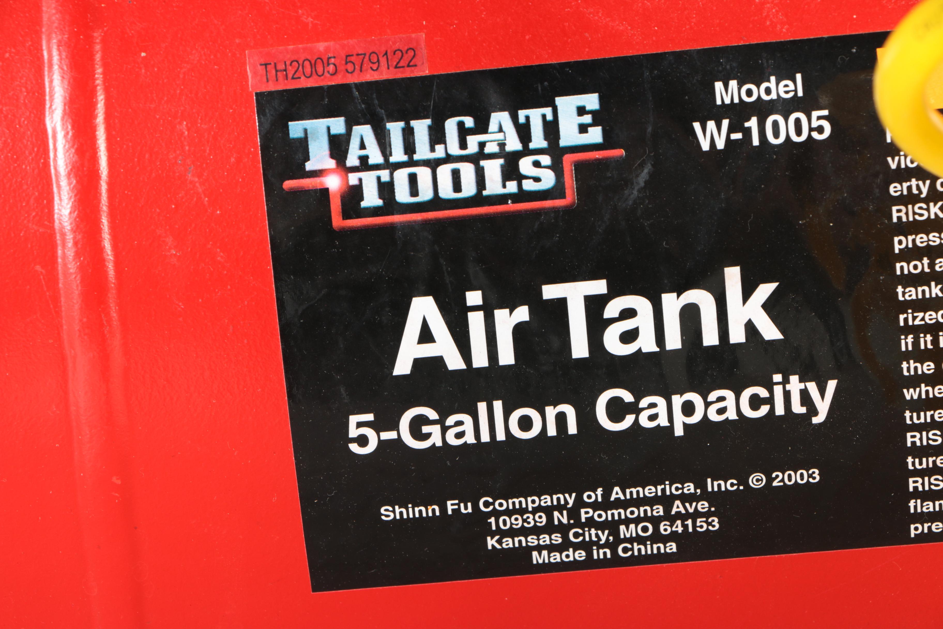 Tailgate Tools 5 Gallon Air Tank