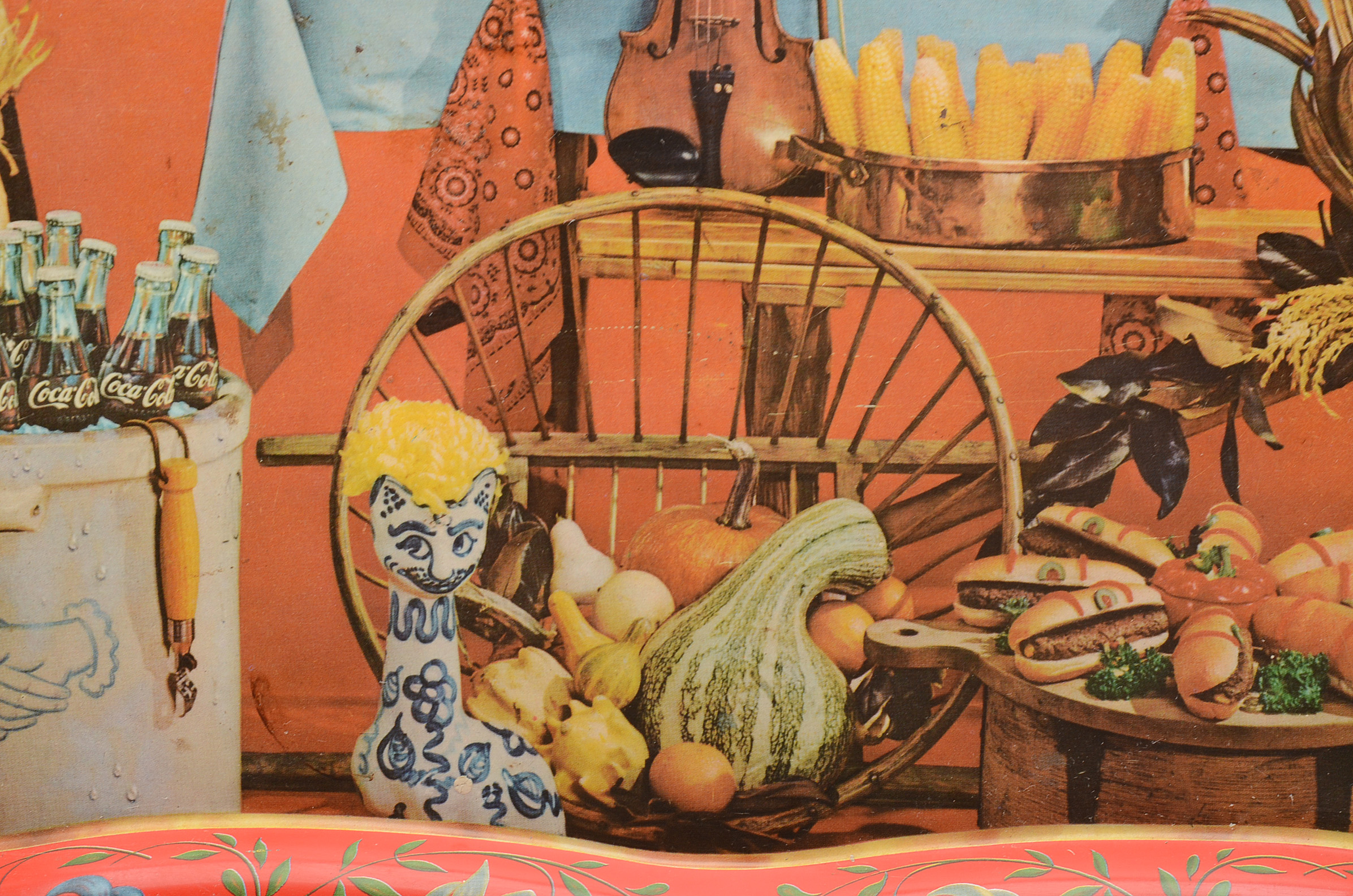 1950s "Coca-Cola" Metal Serving Tray