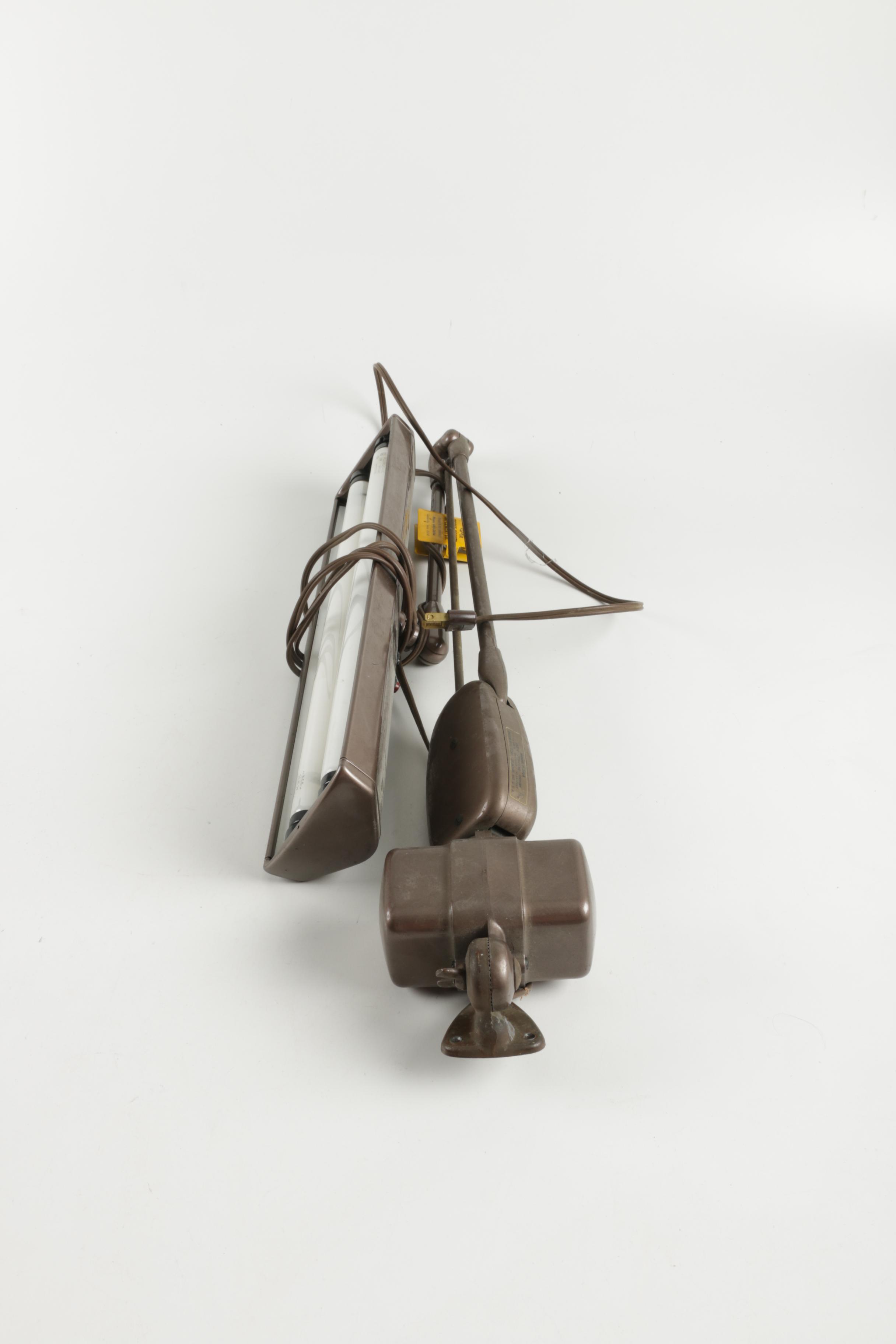 Workbench Metal Florescent Bulb Lamp