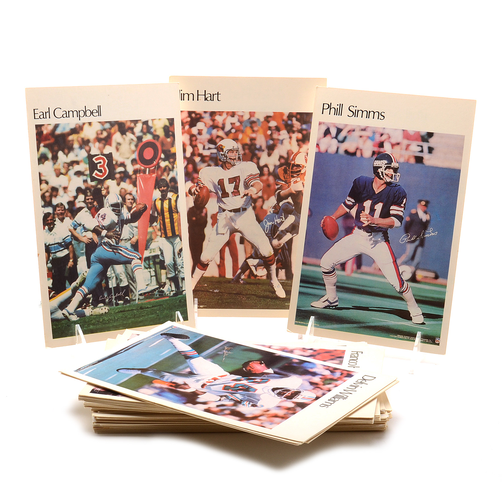 Forty Eight 1981 NFL Player Mini Posters