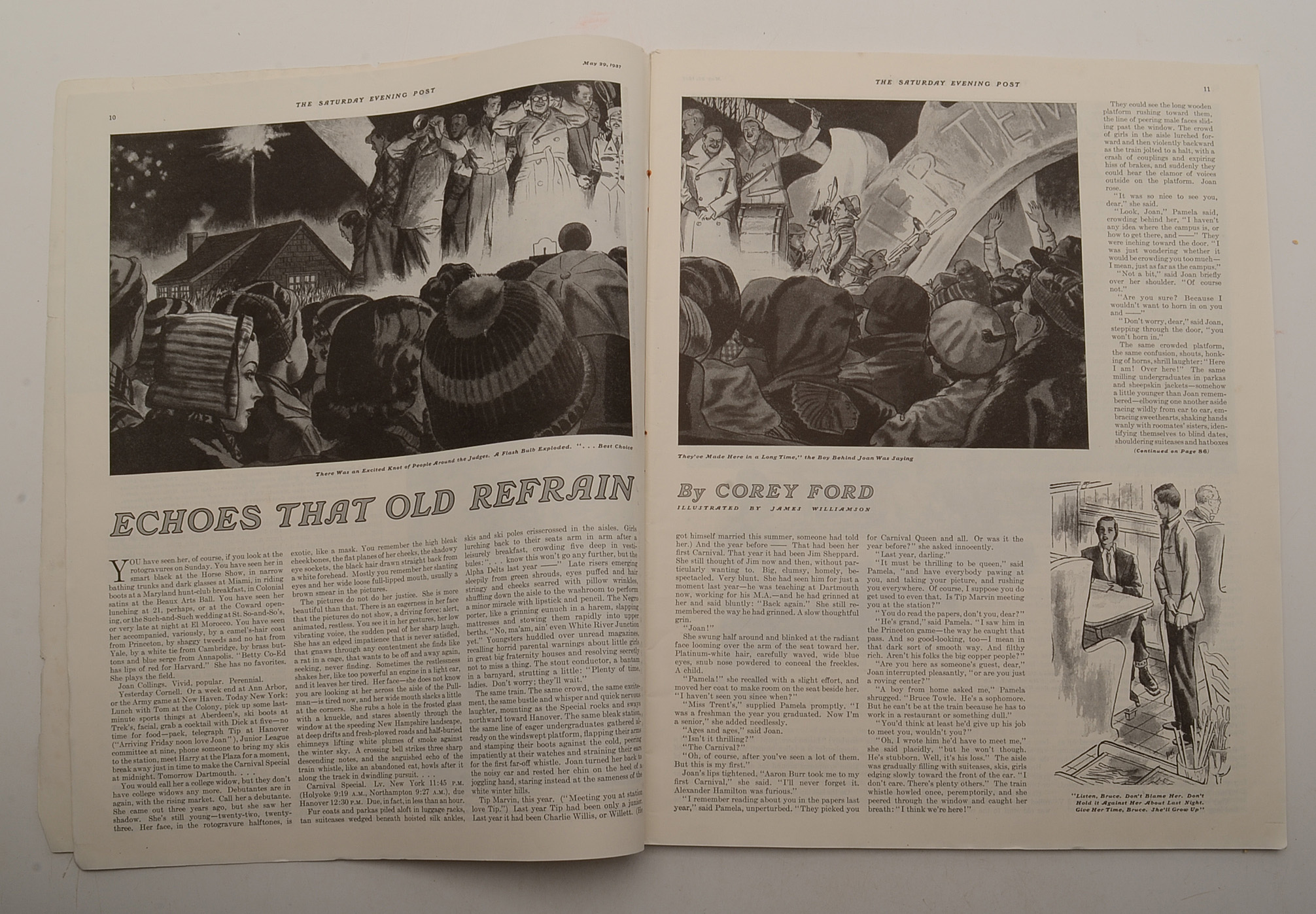 Twelve Antique "The Saturday Evening Post" Magazines