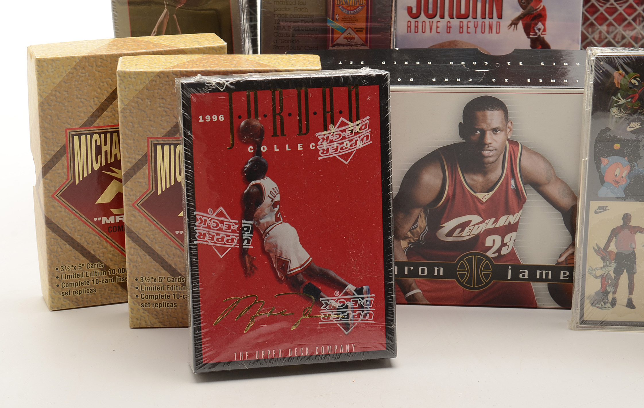 Michael Jordan Upper Deck NBA Sealed Basketball Sets with Others