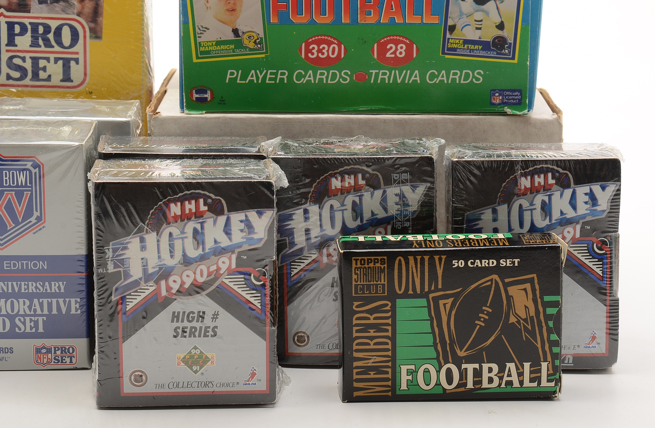 1980s and 1990s Football and Hockey Card Sets