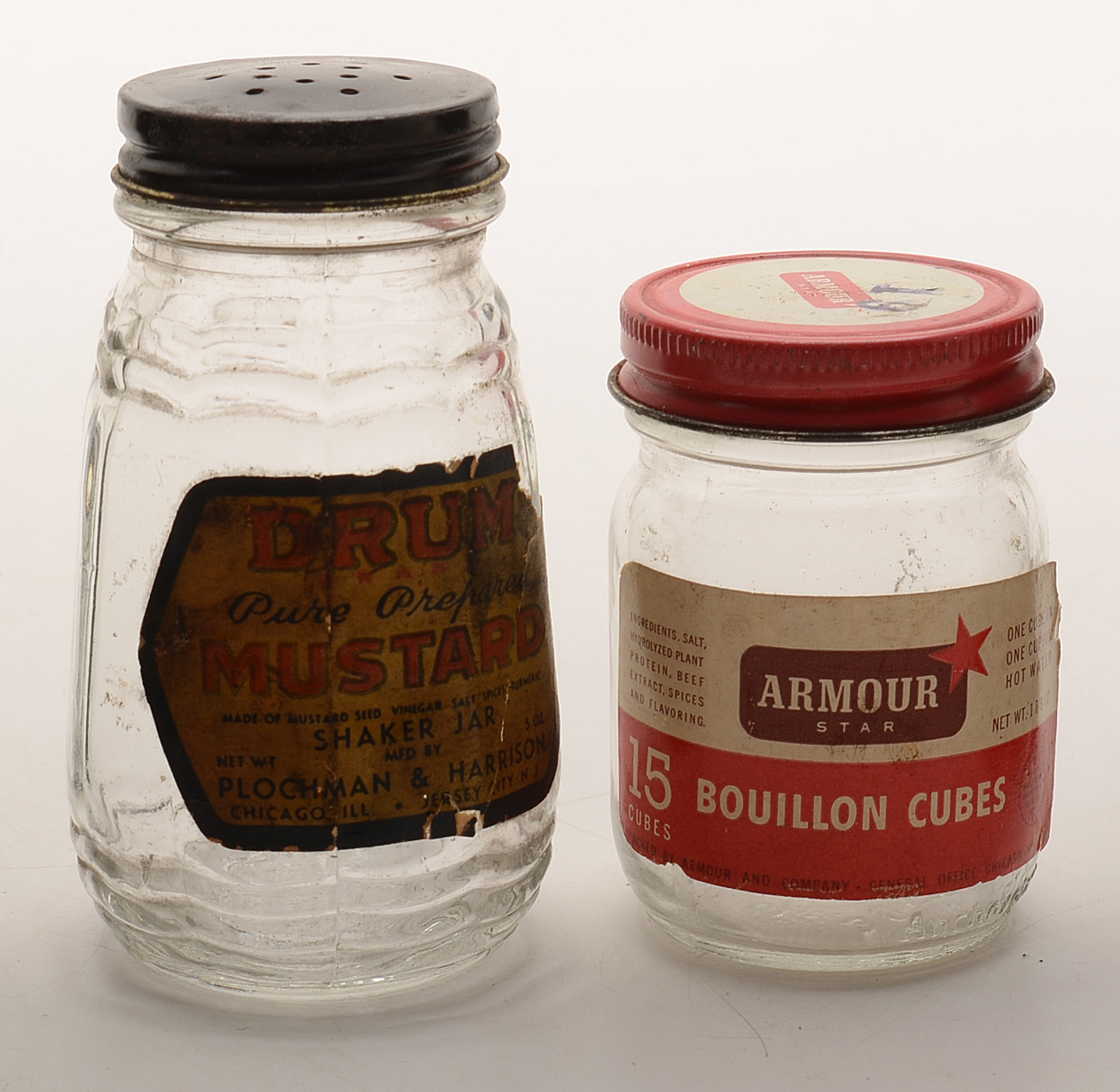 Six Vintage Kitchen Product Containers