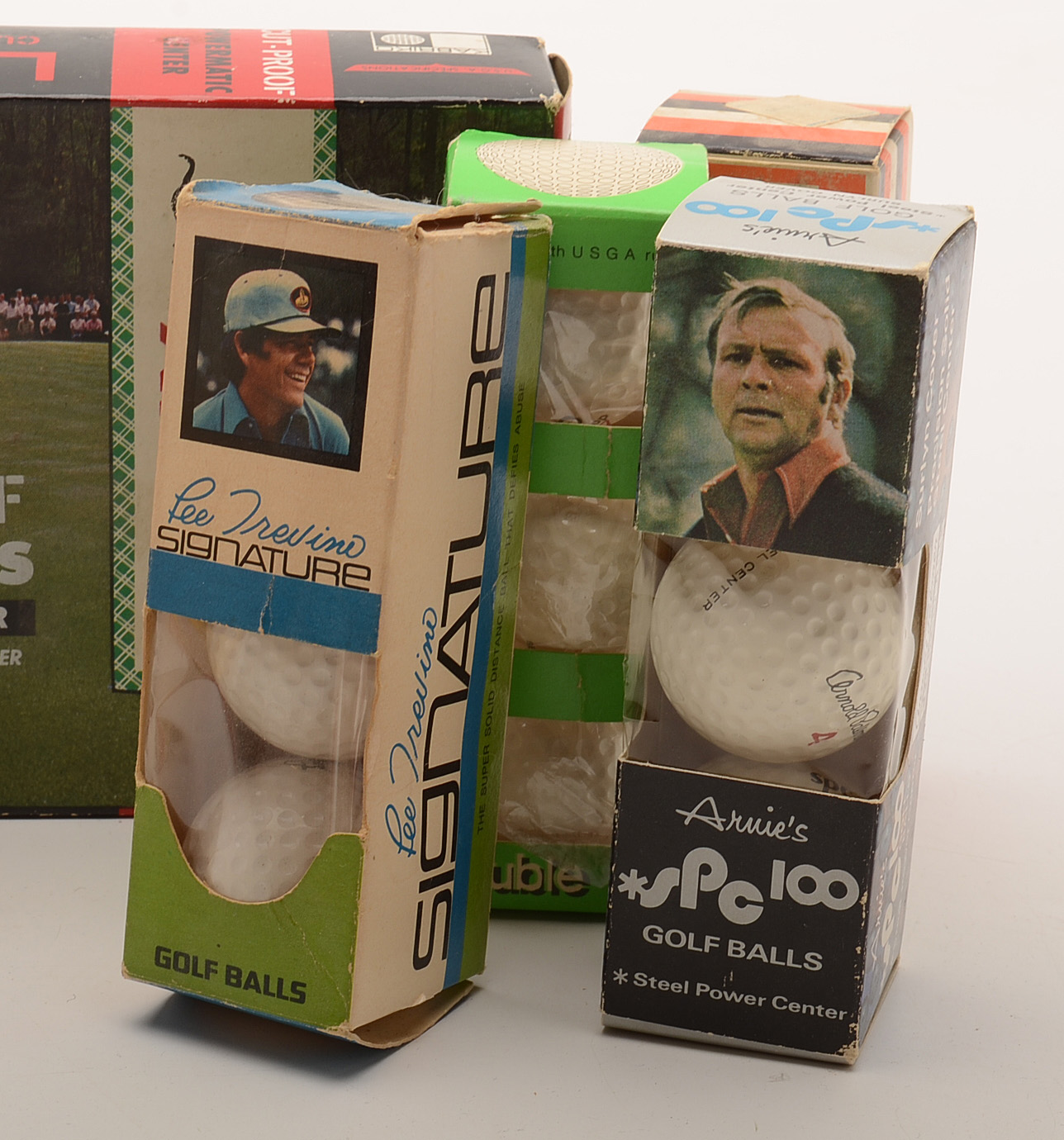 Palmer, Trevino Endorsed and Other Golf Balls in Packages