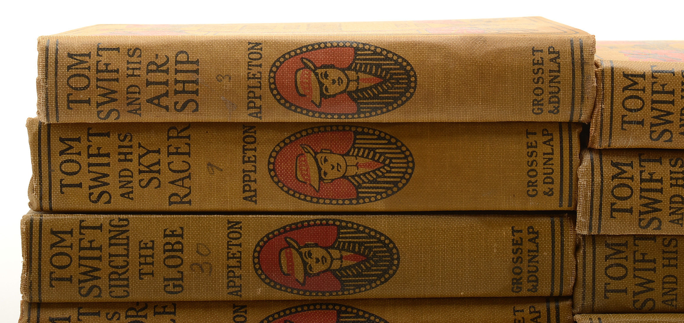 Thirteen 1910-1912 "Tom Swift" Hardcover Books