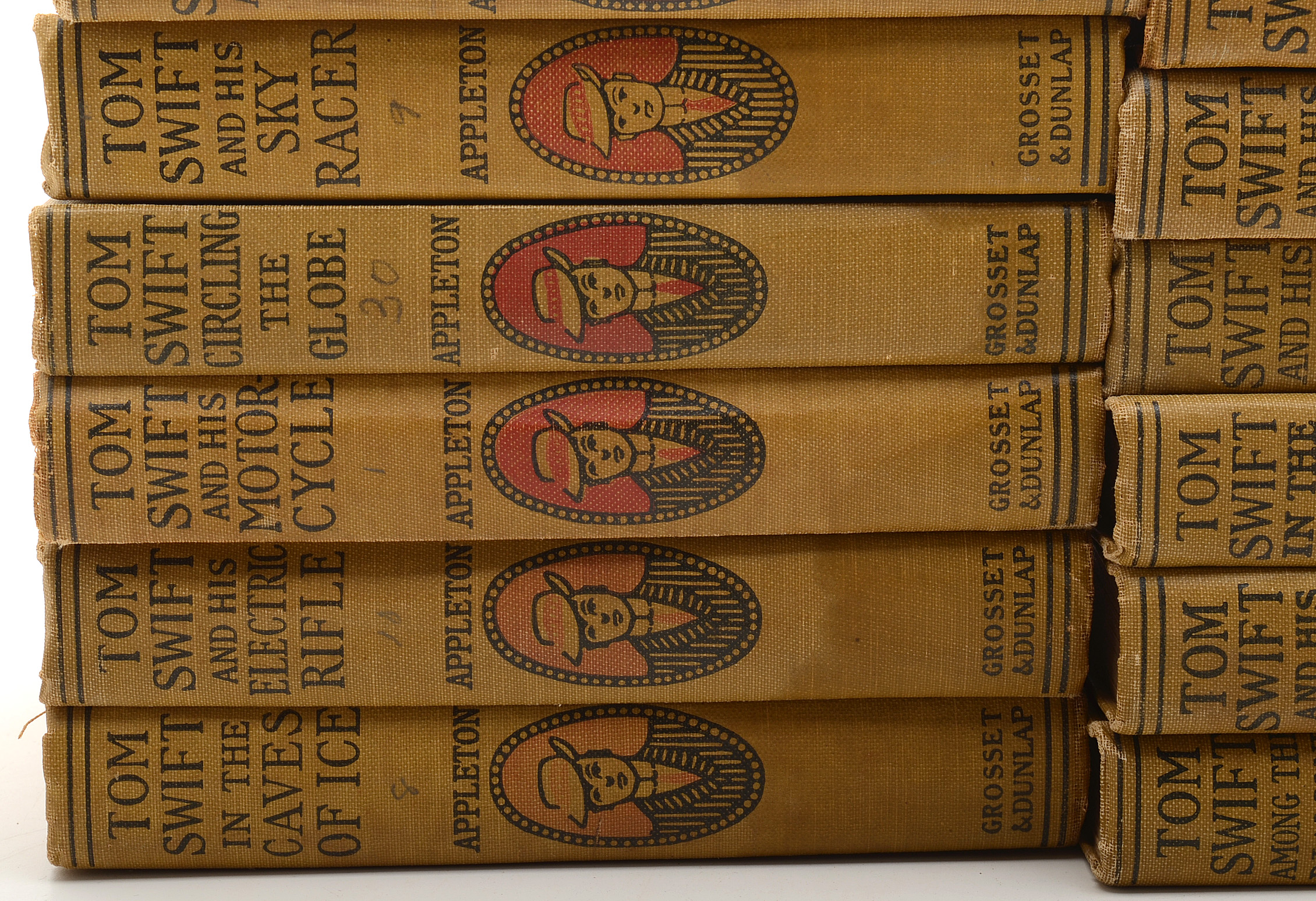 Thirteen 1910-1912 "Tom Swift" Hardcover Books