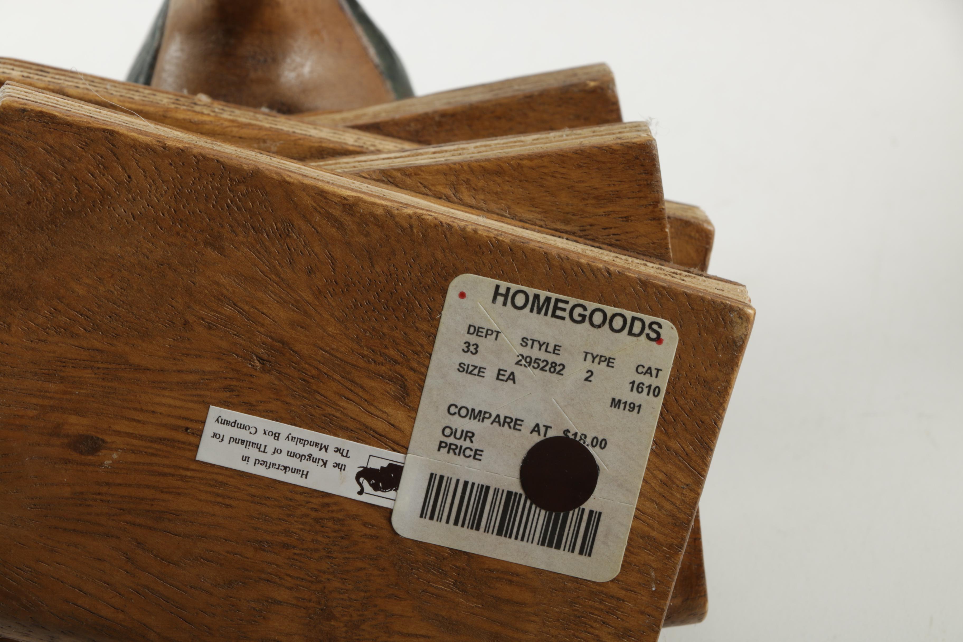 Carved Wood Duck Figurines