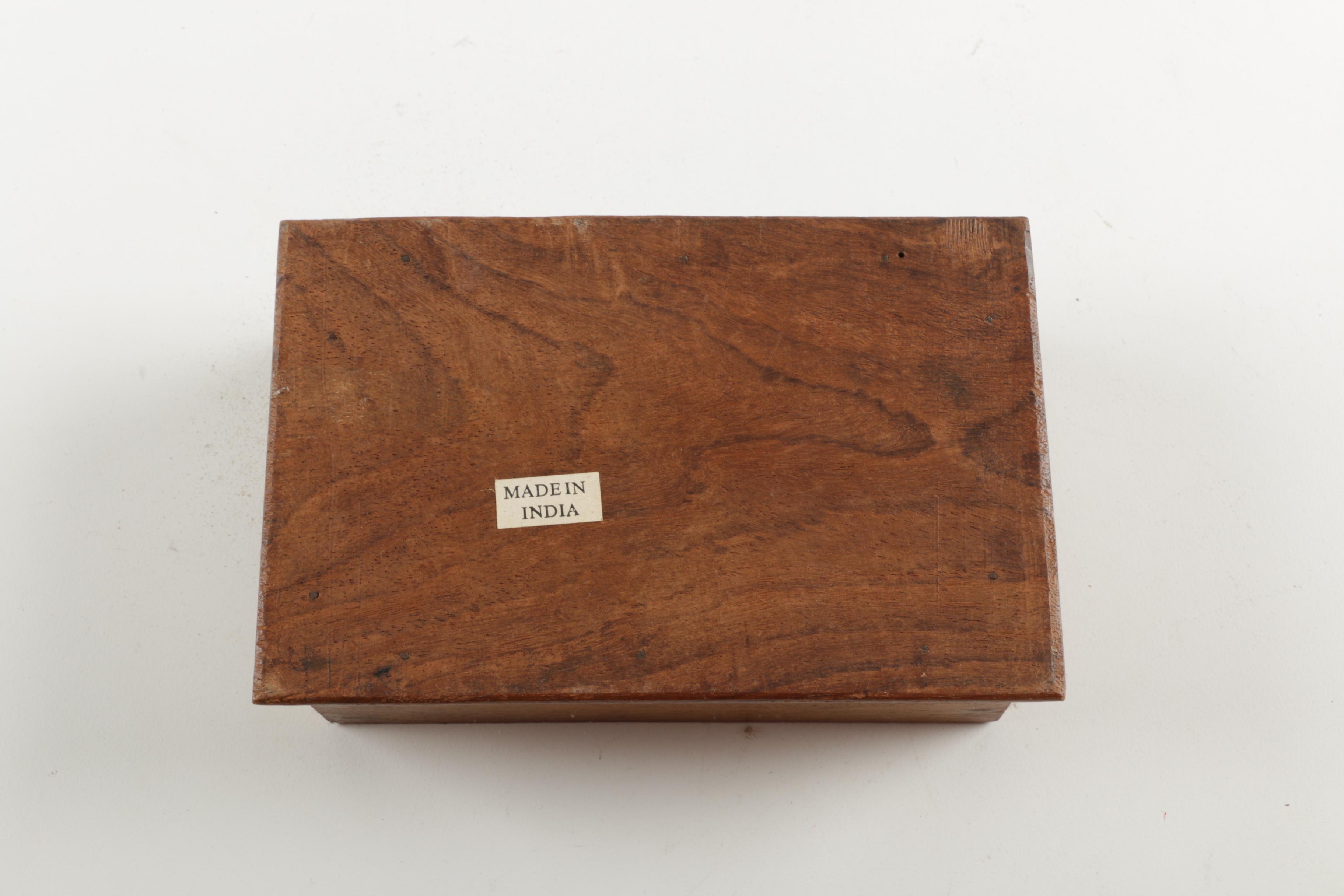 Carved Wood Duck Figurines