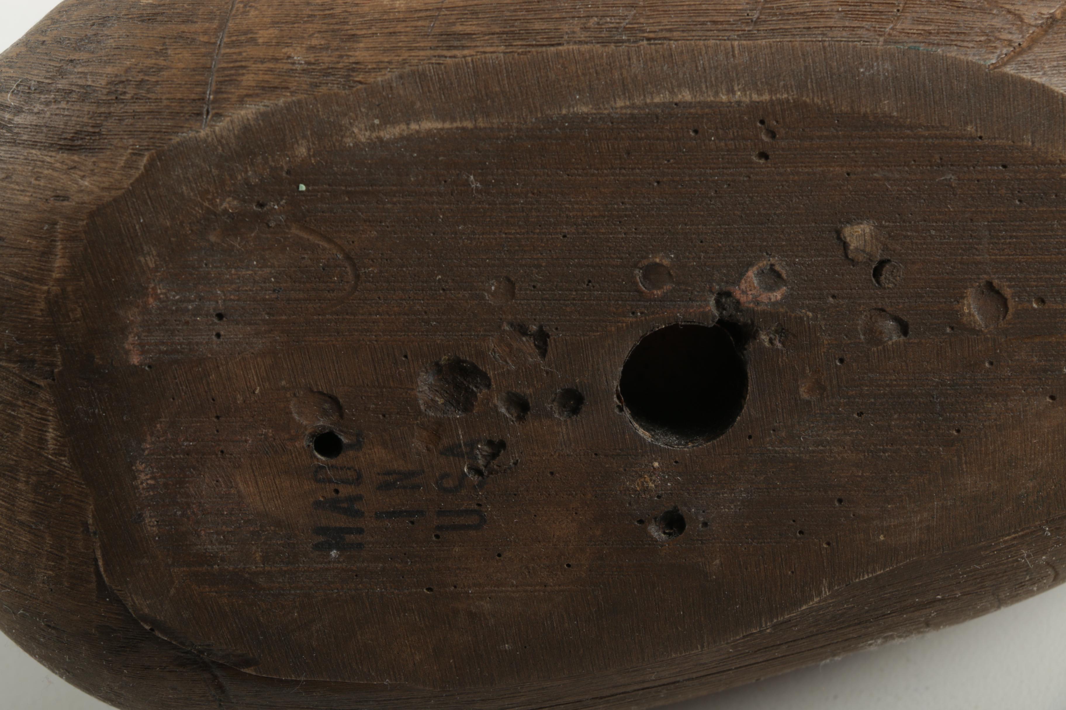 Carved Wood Duck Figurines