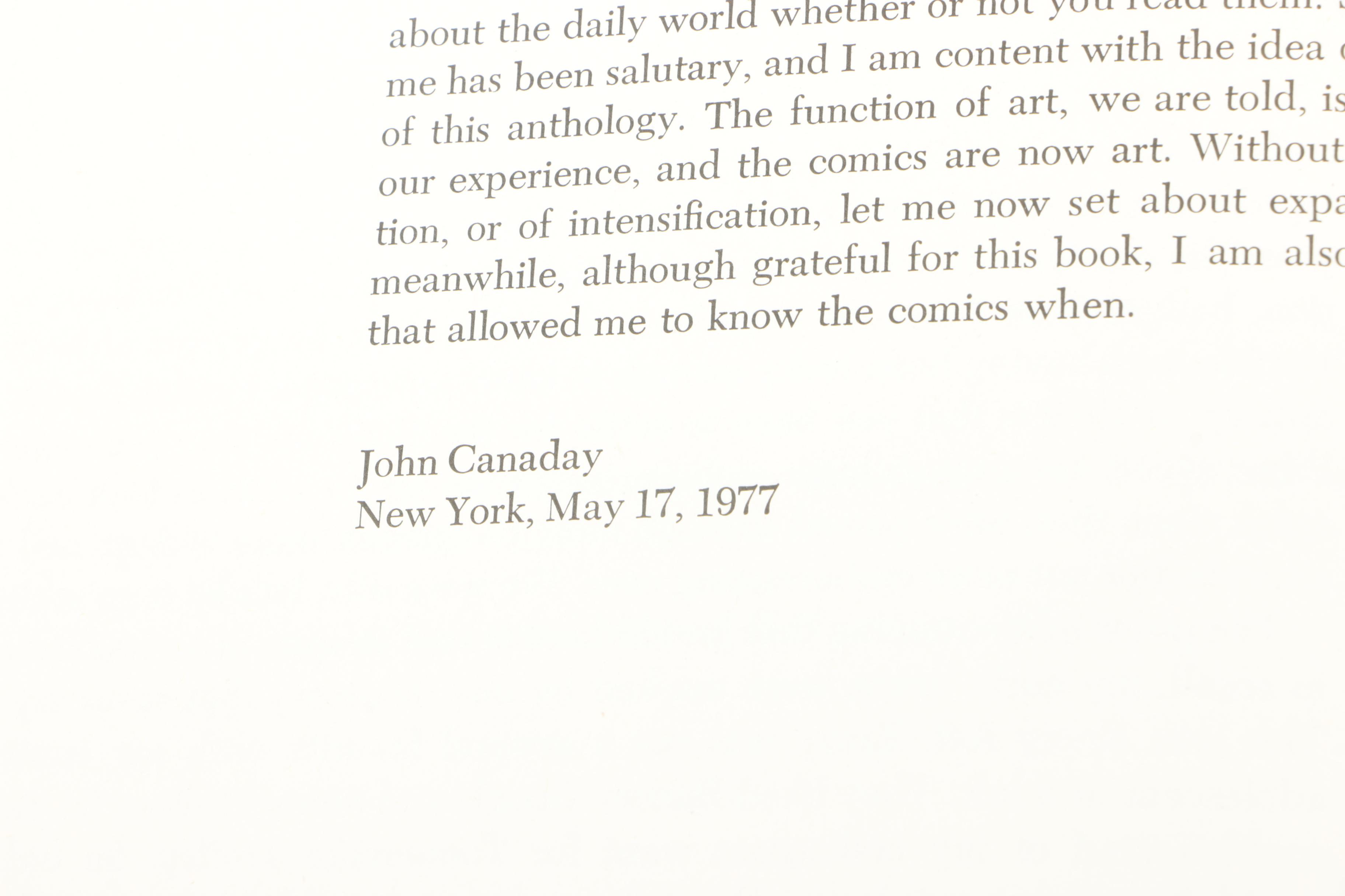 1977 "The Smithsonian Collection of Newspaper Comics"