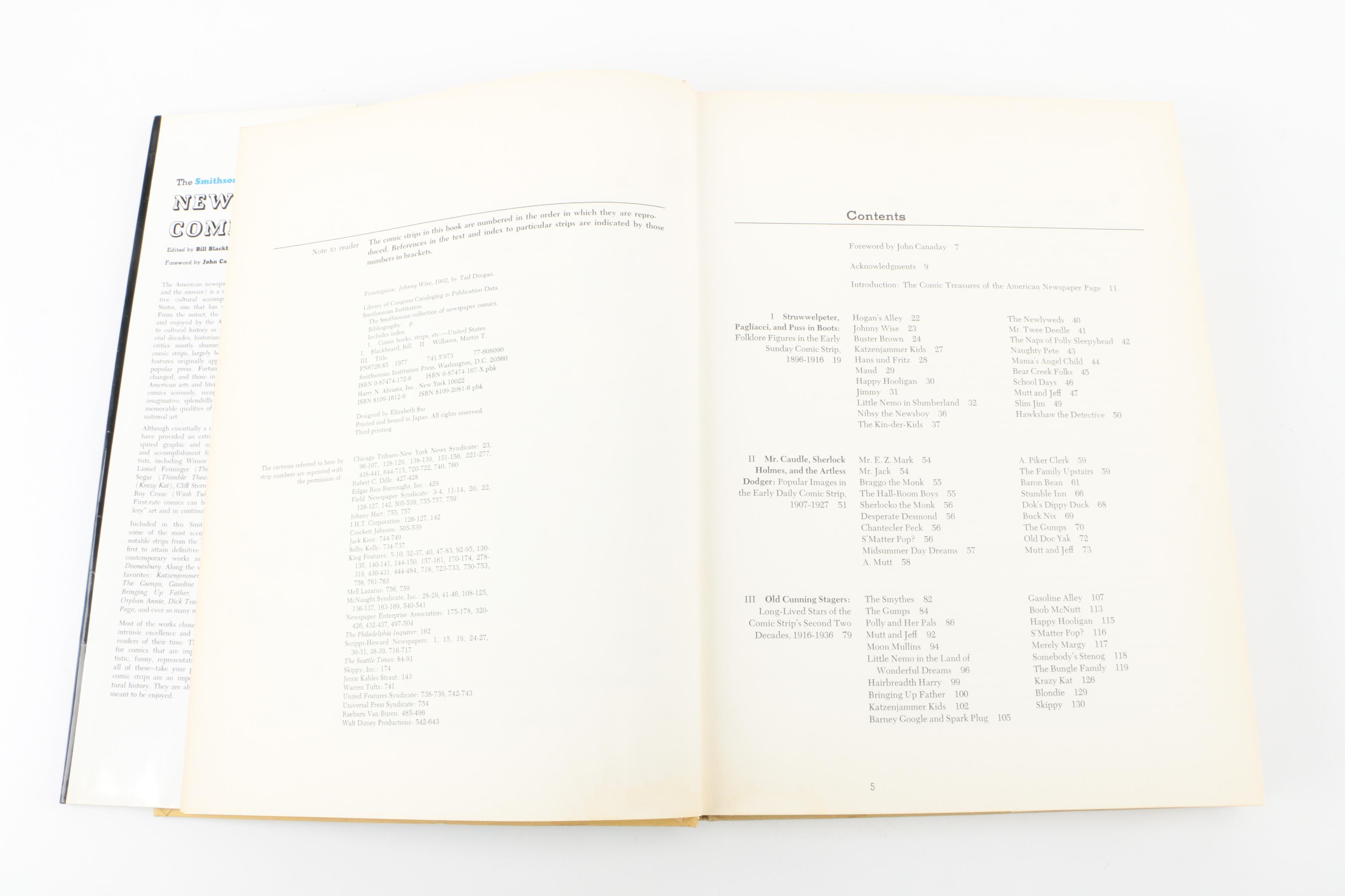 1977 "The Smithsonian Collection of Newspaper Comics"