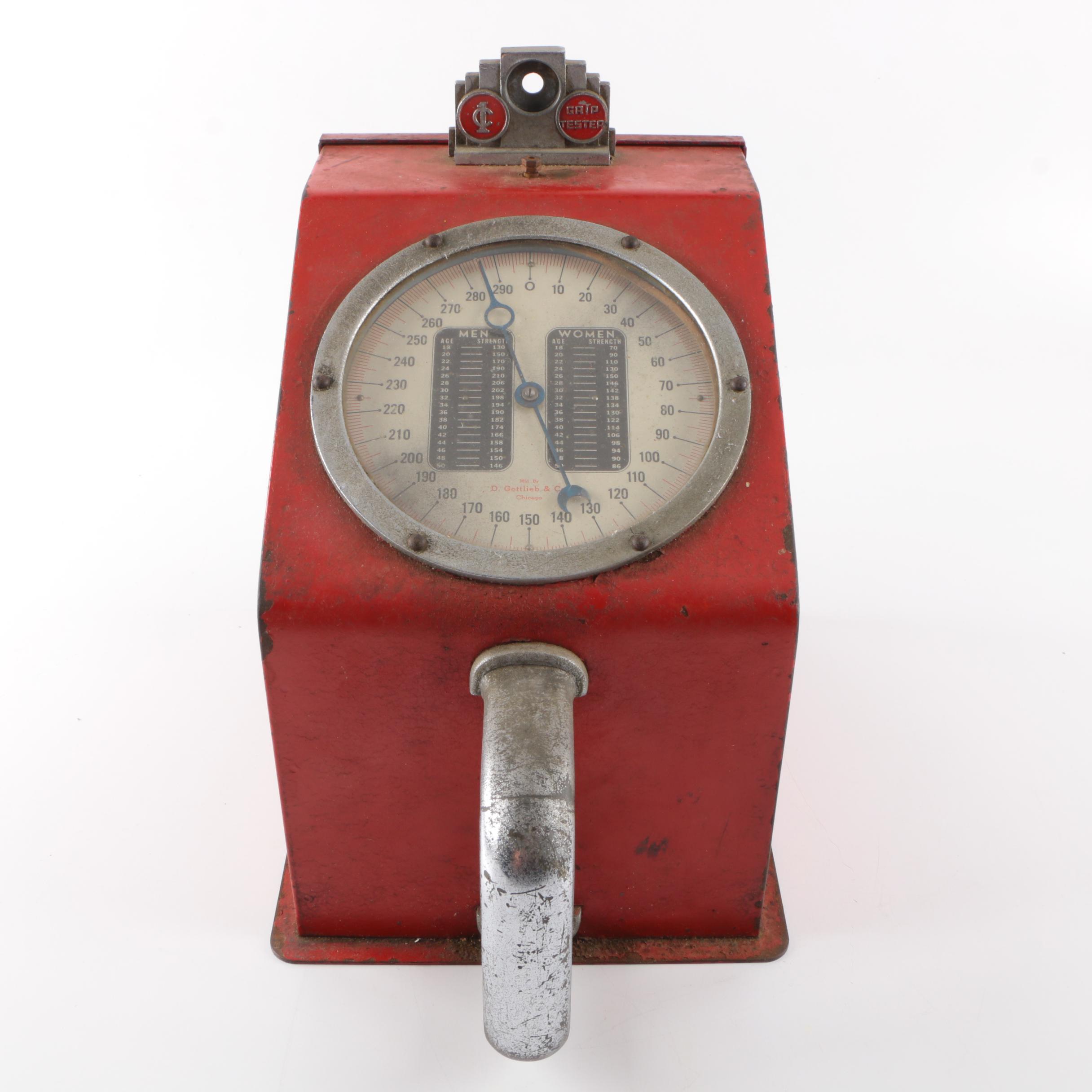 D. Gottlieb & Co. Arcade Grip Tester