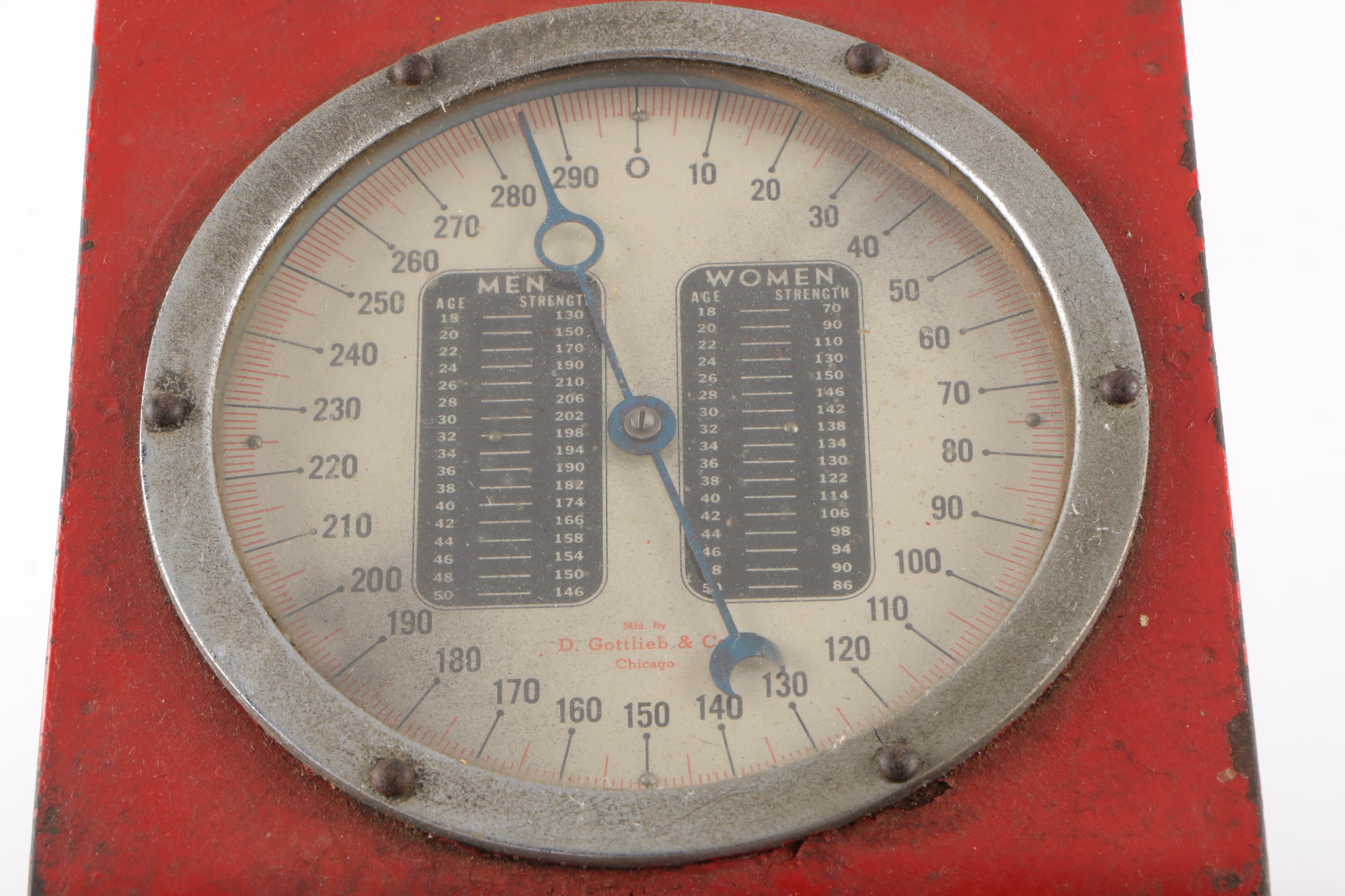 D. Gottlieb & Co. Arcade Grip Tester