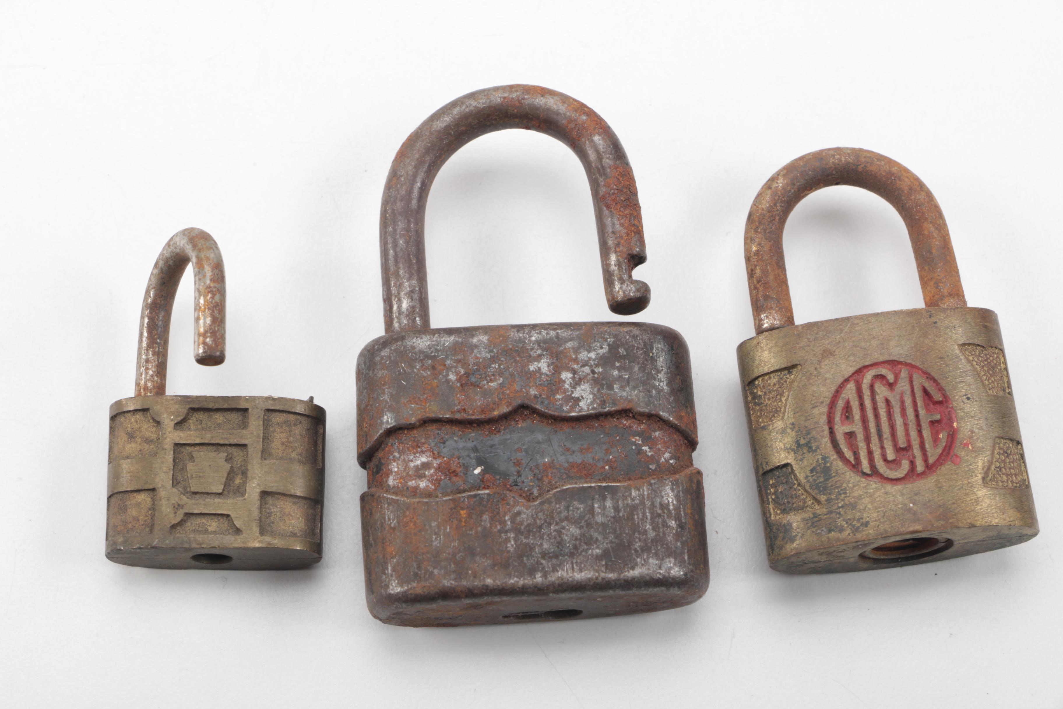 Vintage Lock, Handle and Escutcheon Collection