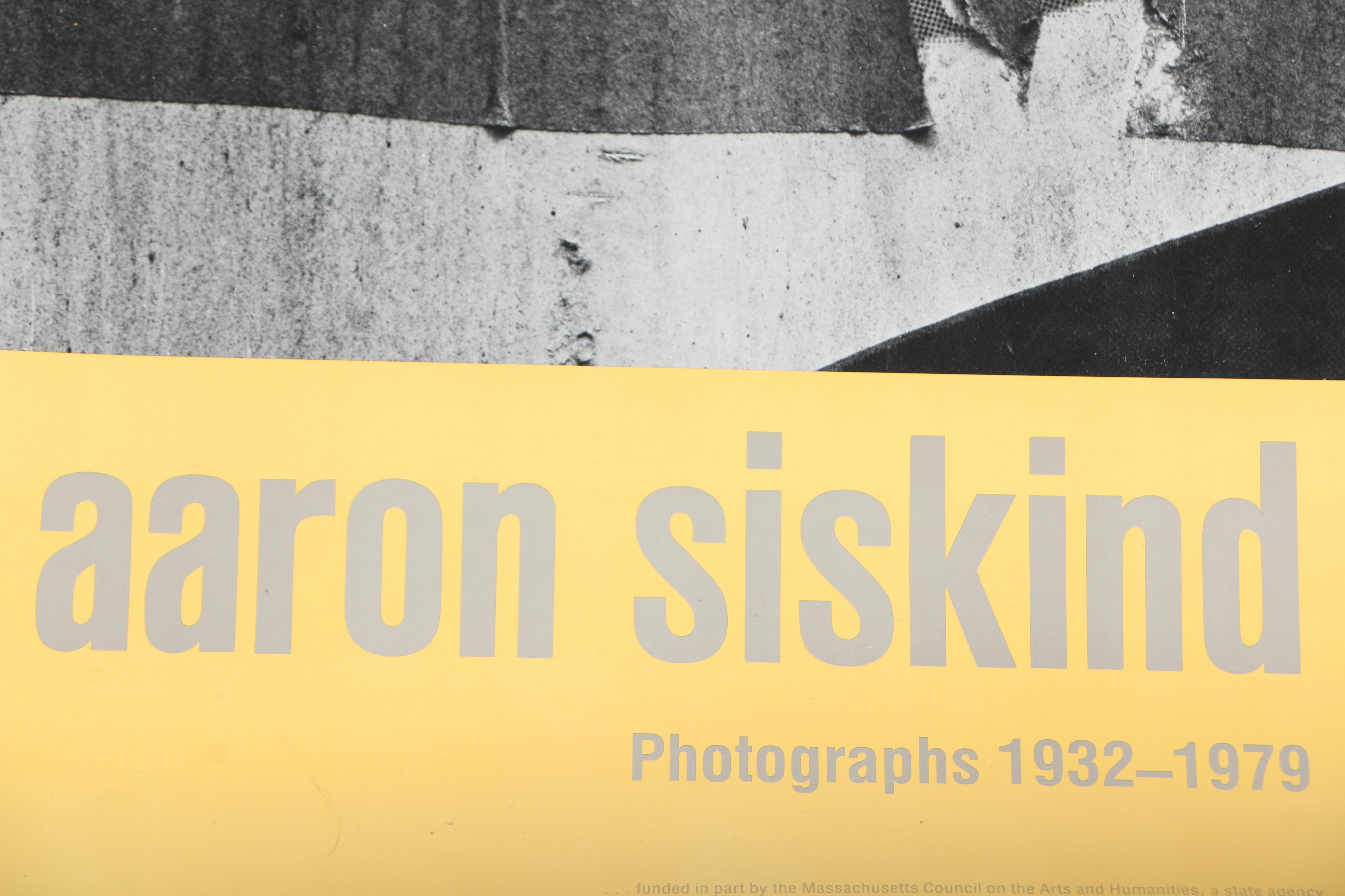 Aaron Siskind Vintage Offset Lithograph RISD Exhibition Posters