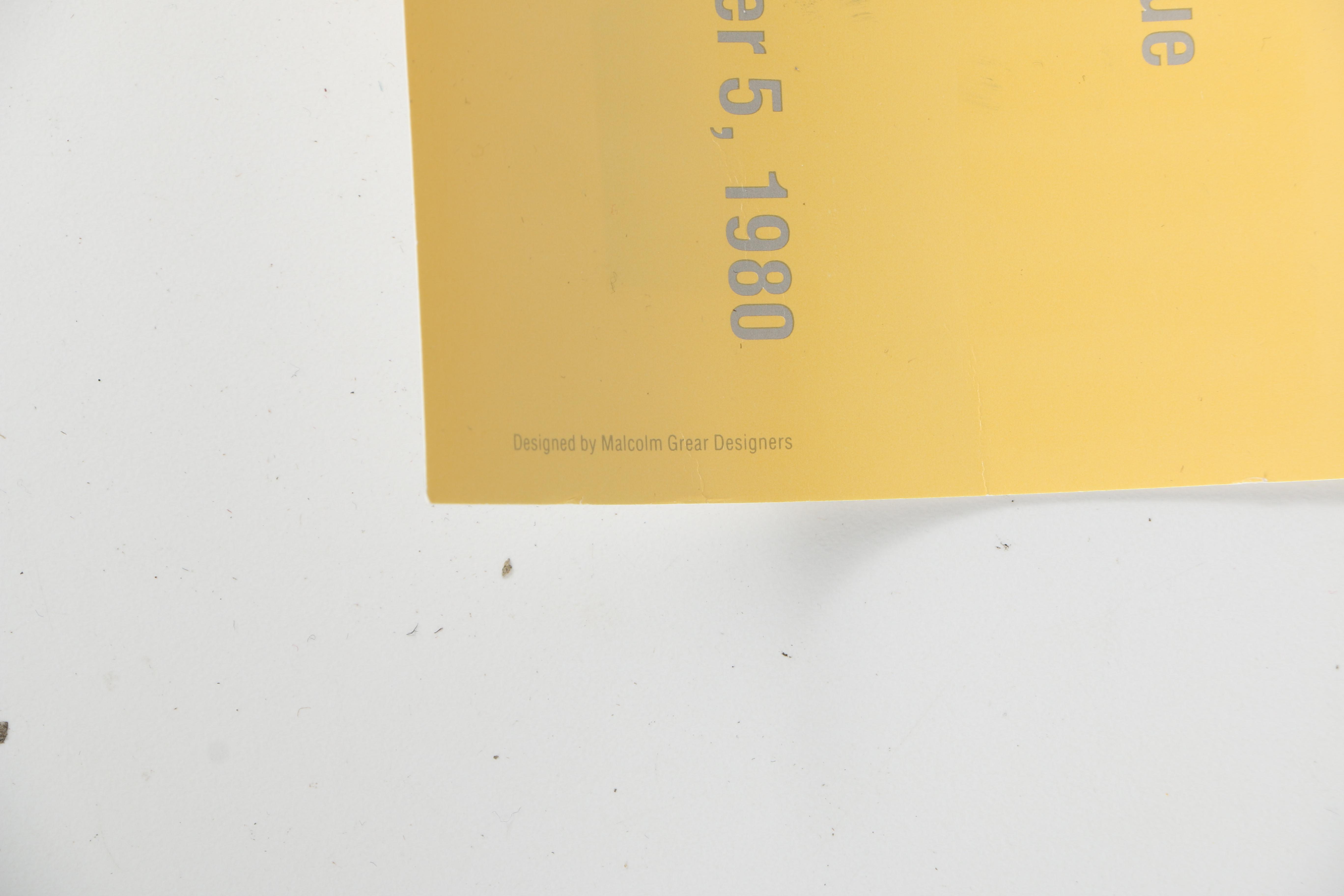 Aaron Siskind Vintage Offset Lithograph RISD Exhibition Posters