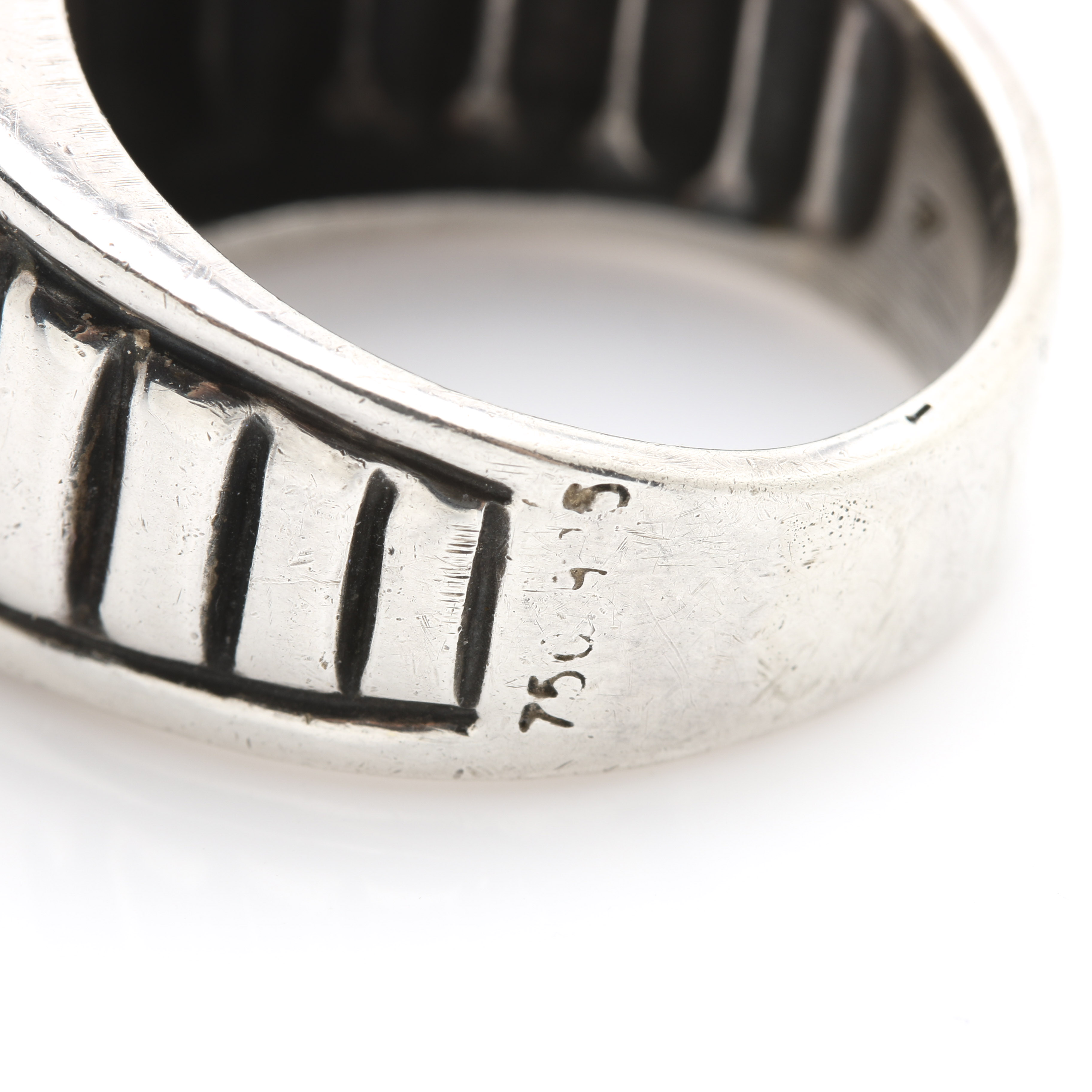 Lagos "Caviar Color" Sterling Silver 18K Yellow Gold Citrine Ring