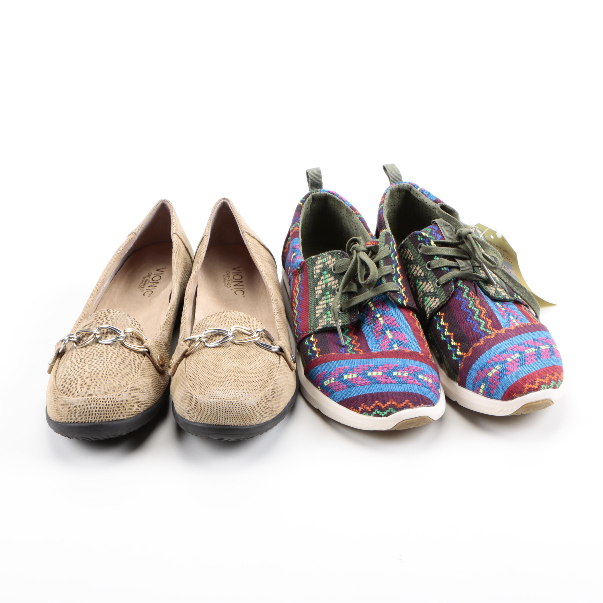 Vionic and Toms Women's Casual Shoes