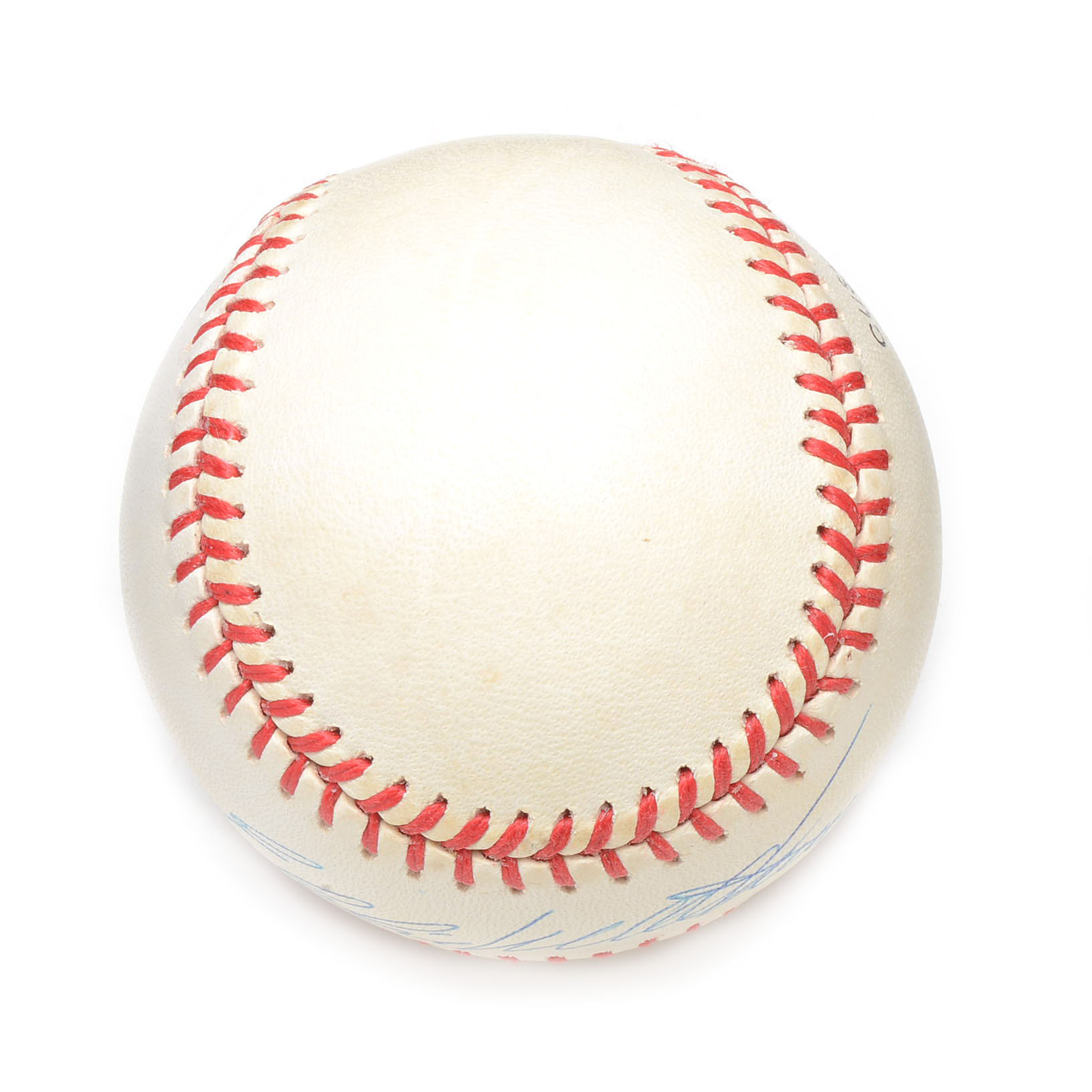 Eddie Mathews Signed Rawlings NL Baseball COA