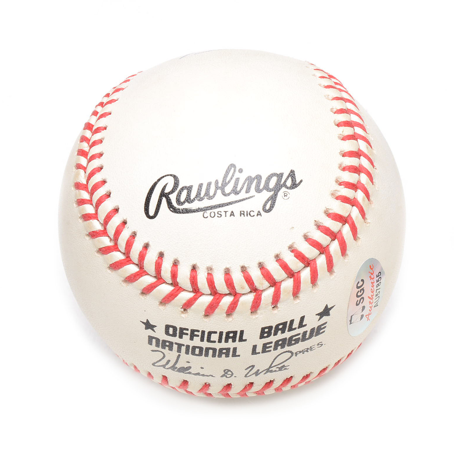 Duke Snider Signed Rawlings NL Baseball SGC COA